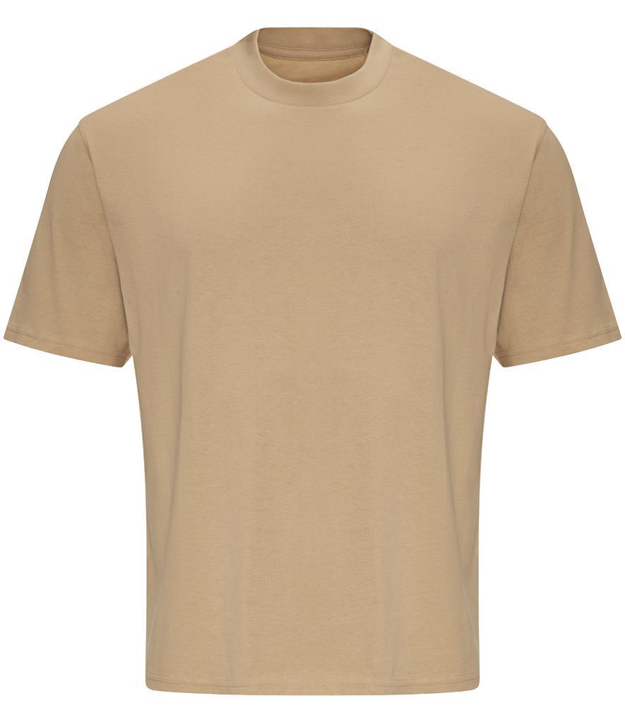 JUST Ts Cotton Oversized T-Shirt Short Sleeve Crew Neck Tee Shirt
