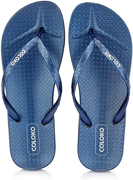 Coloko Womens Flip Flops Lantana Navy Blue Pink Vegan Thong Recyclable Sandals eBay