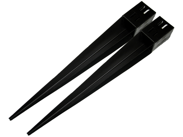 Fence Post Support Spike Holders 4" (Pack of 1 - 10 Wedge Grip Fencing Shoe) - Picture 8 of 25