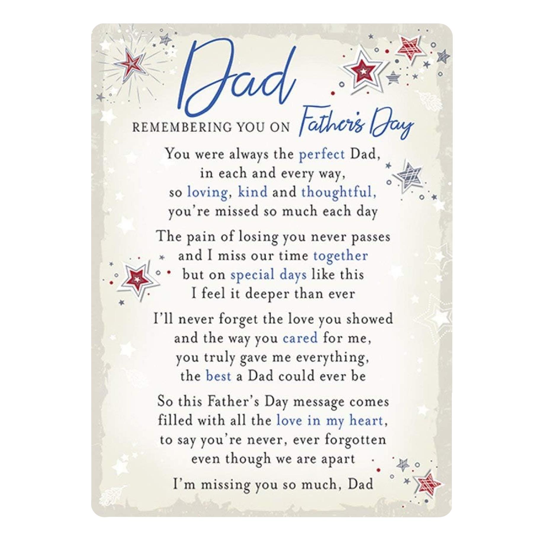 In Loving Memory Relation Graveside Memorial Card - Choose Design - Picture 14 of 29