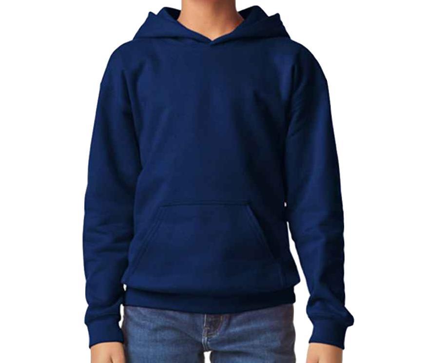 Gildan Kids SoftStyle® Midweight Hoodie Hooded Sweatshirt - Picture 4 of 17