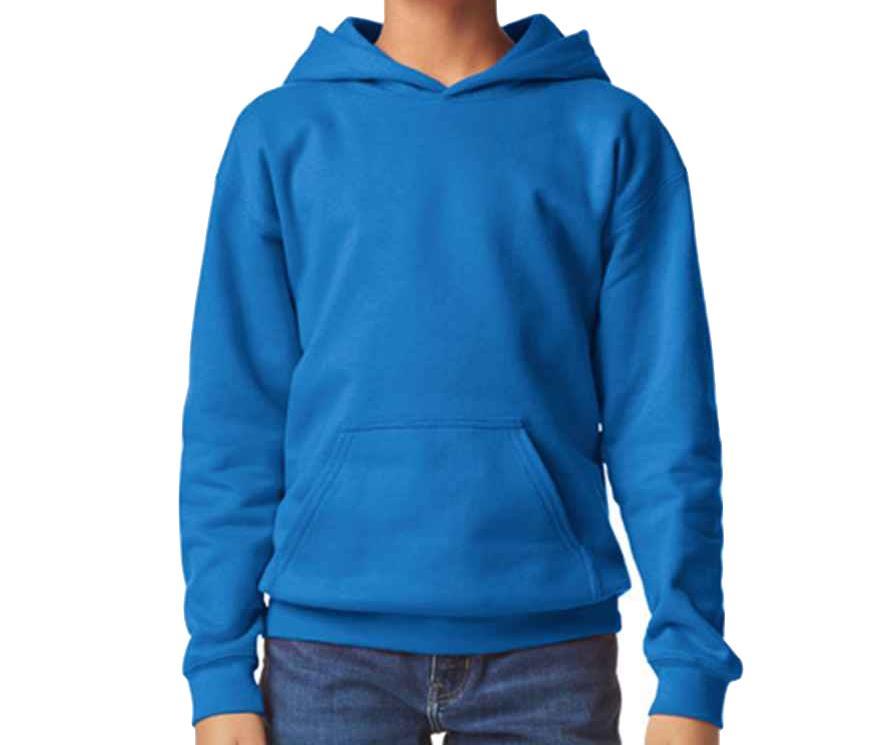Gildan Kids SoftStyle® Midweight Hoodie Hooded Sweatshirt - Picture 7 of 17