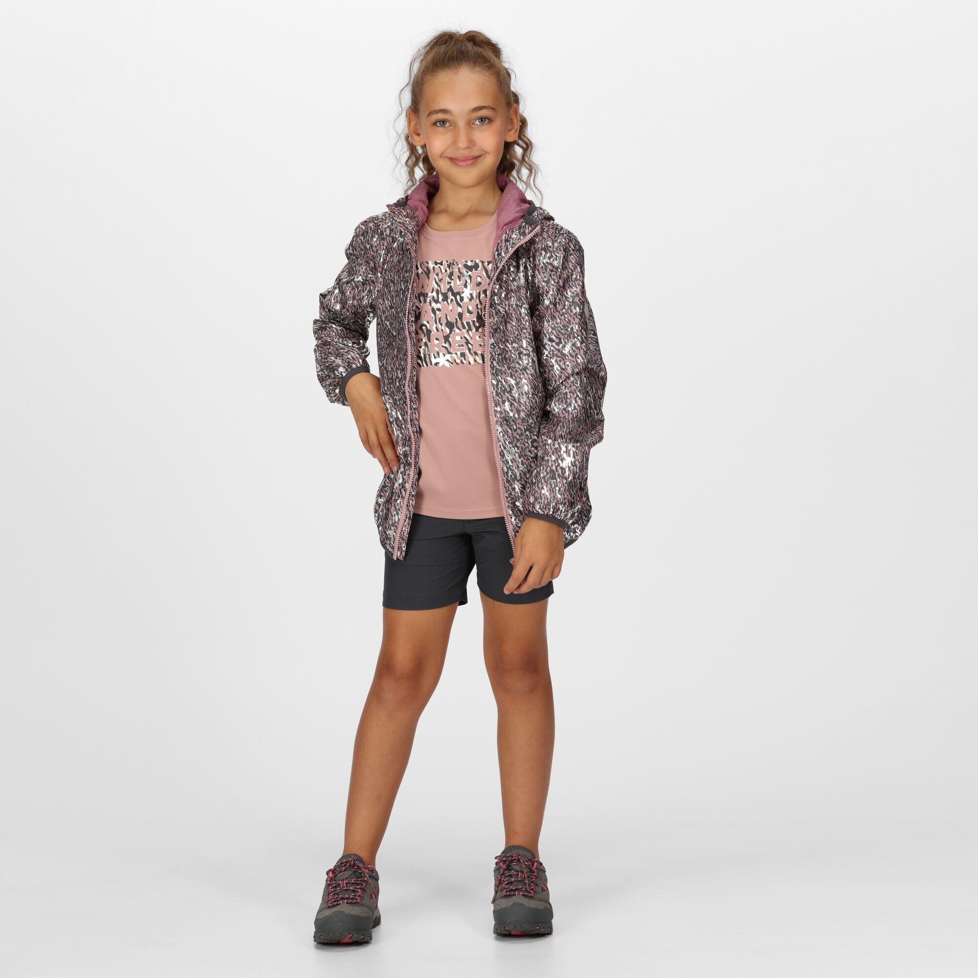 Regatta Printed Lever Kids Waterproof Packaway Jacket - Picture 45 of 83