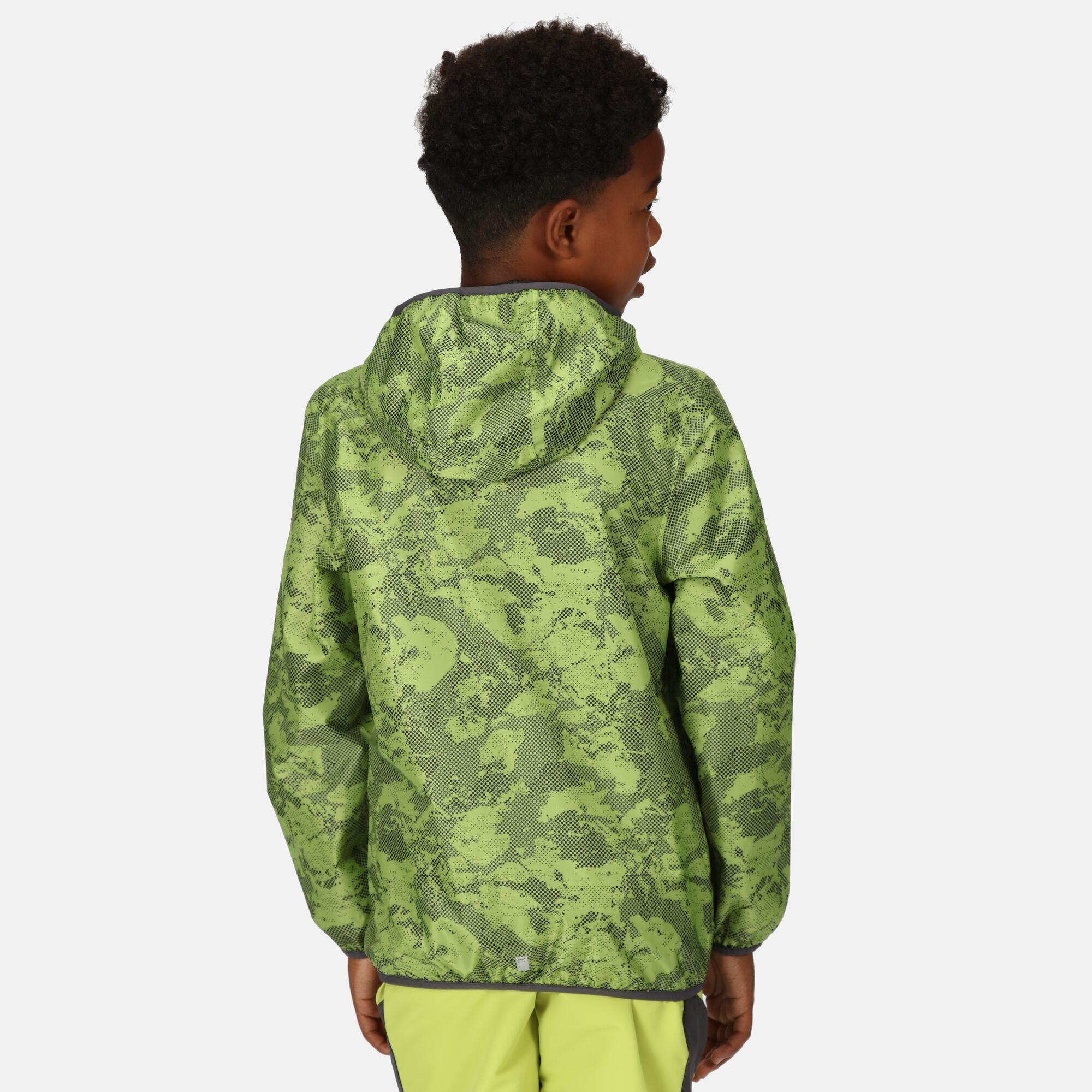 Regatta Printed Lever Kids Waterproof Packaway Jacket - Picture 49 of 83