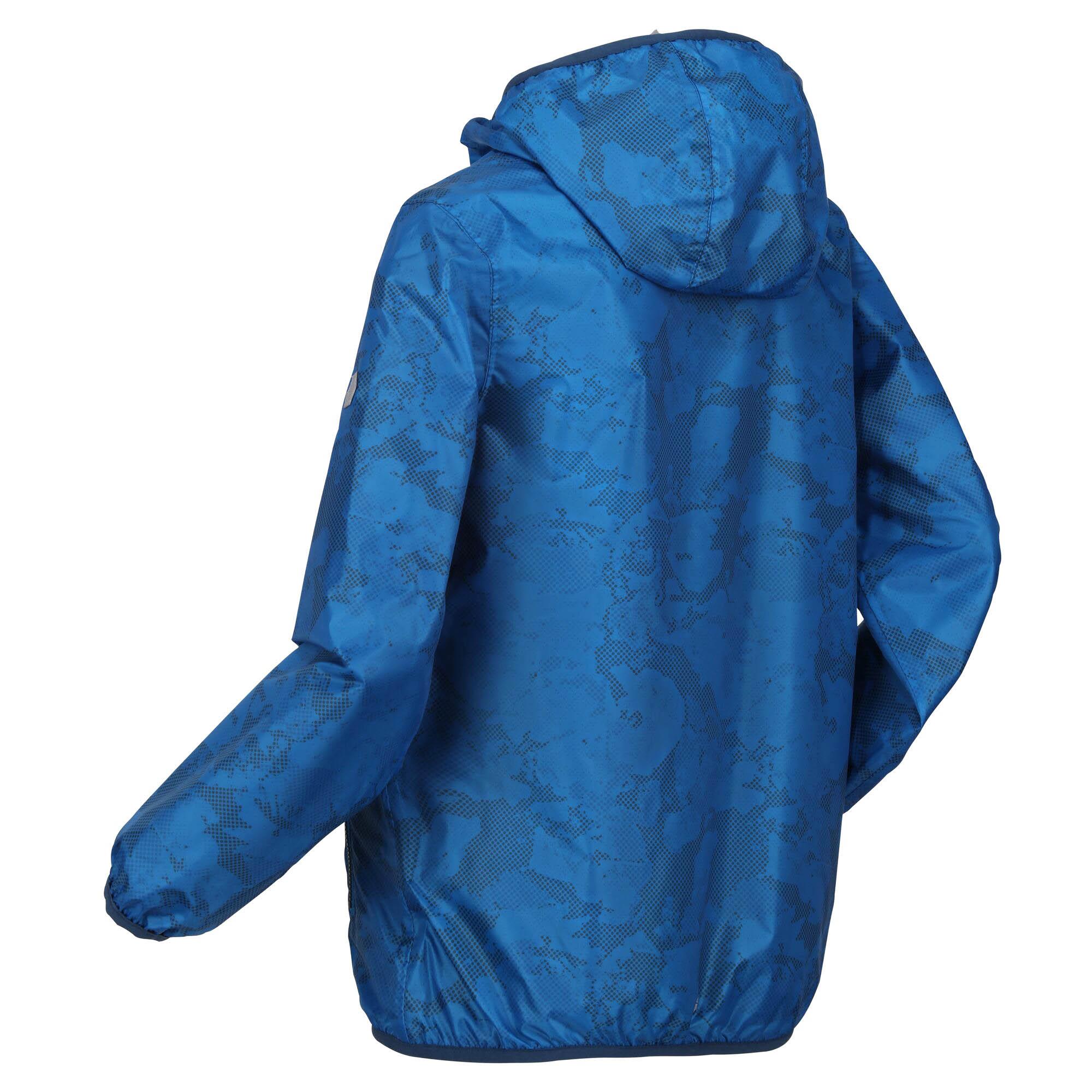 Regatta Printed Lever Kids Waterproof Packaway Jacket - Picture 52 of 83