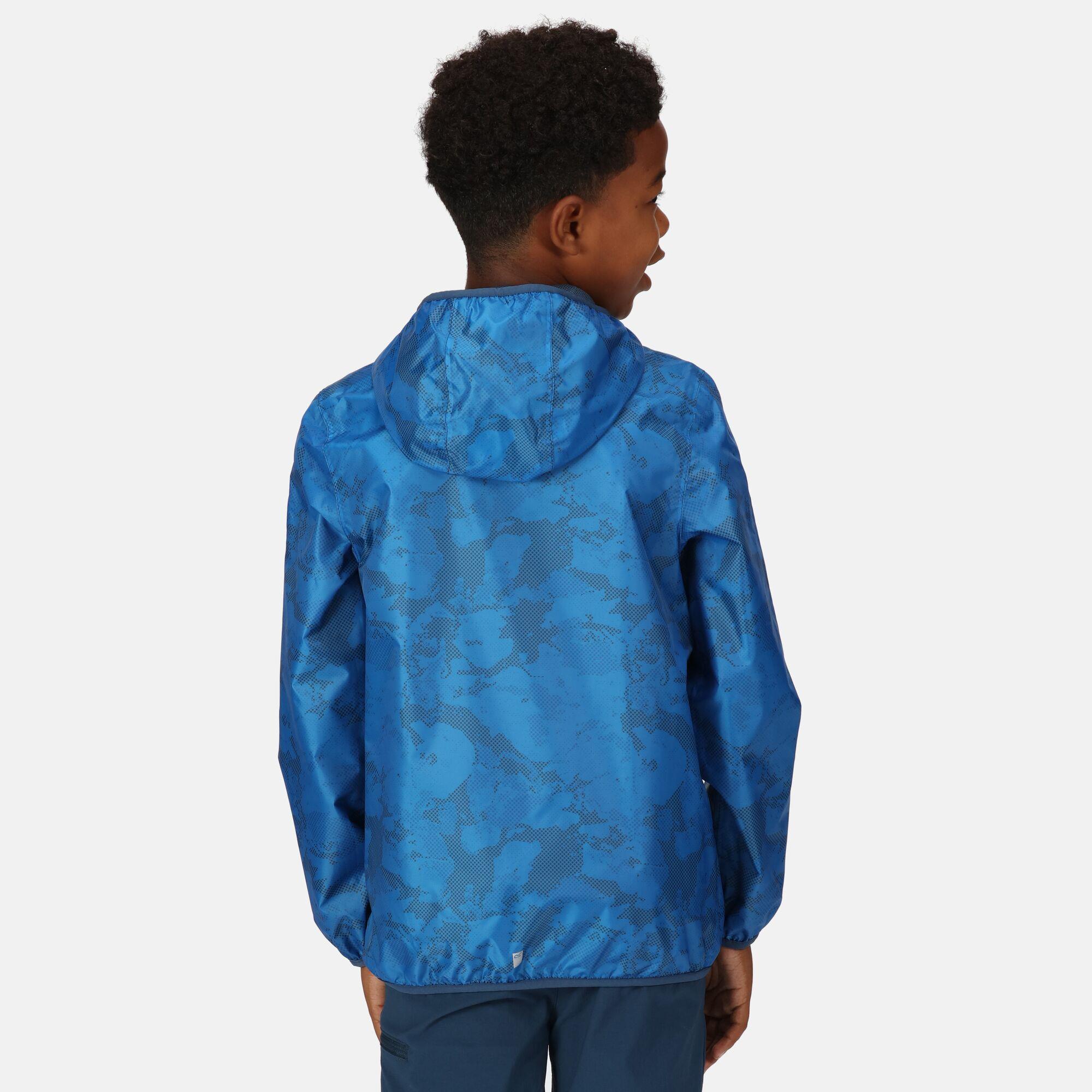 Regatta Printed Lever Kids Waterproof Packaway Jacket - Picture 54 of 83