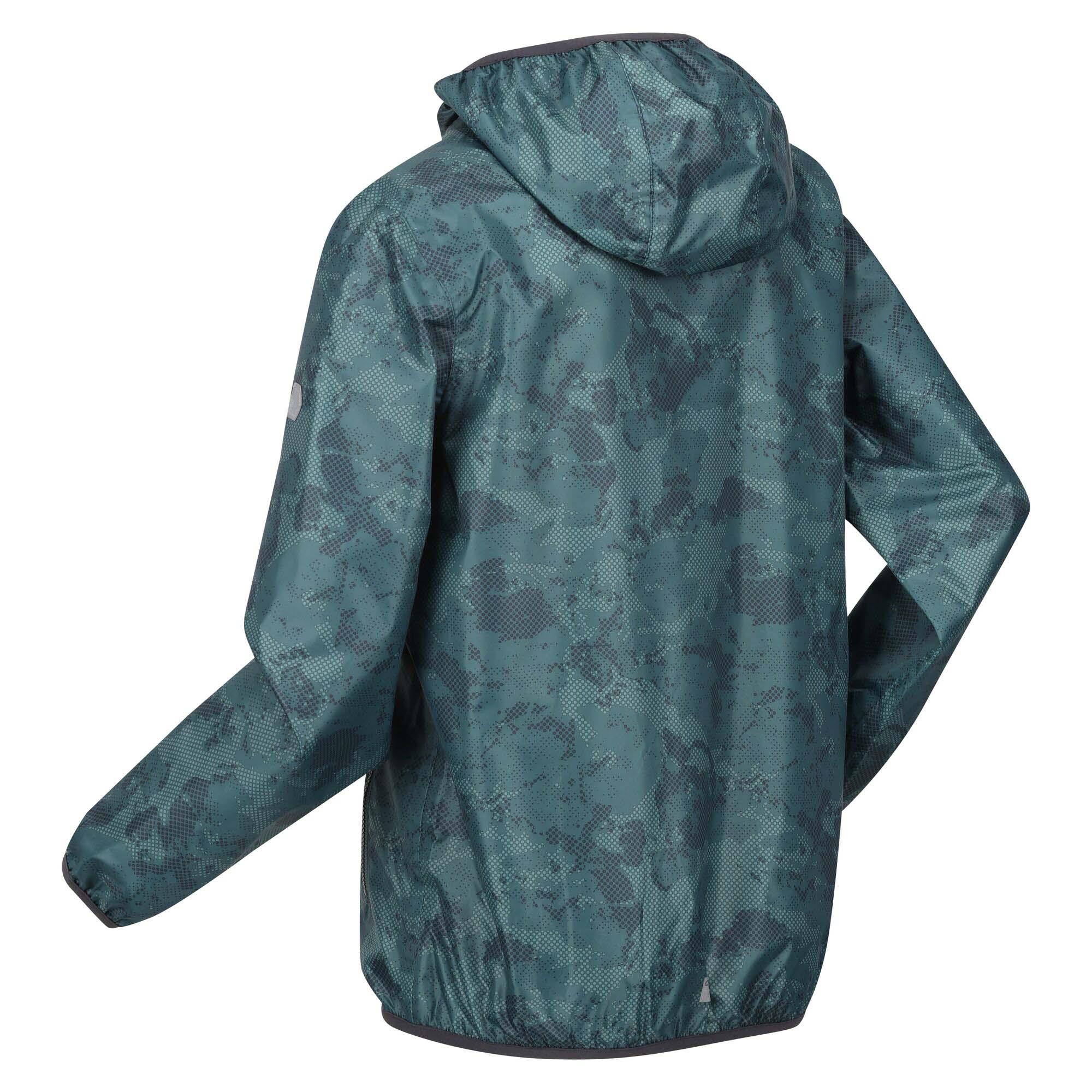 Regatta Printed Lever Kids Waterproof Packaway Jacket - Picture 57 of 83