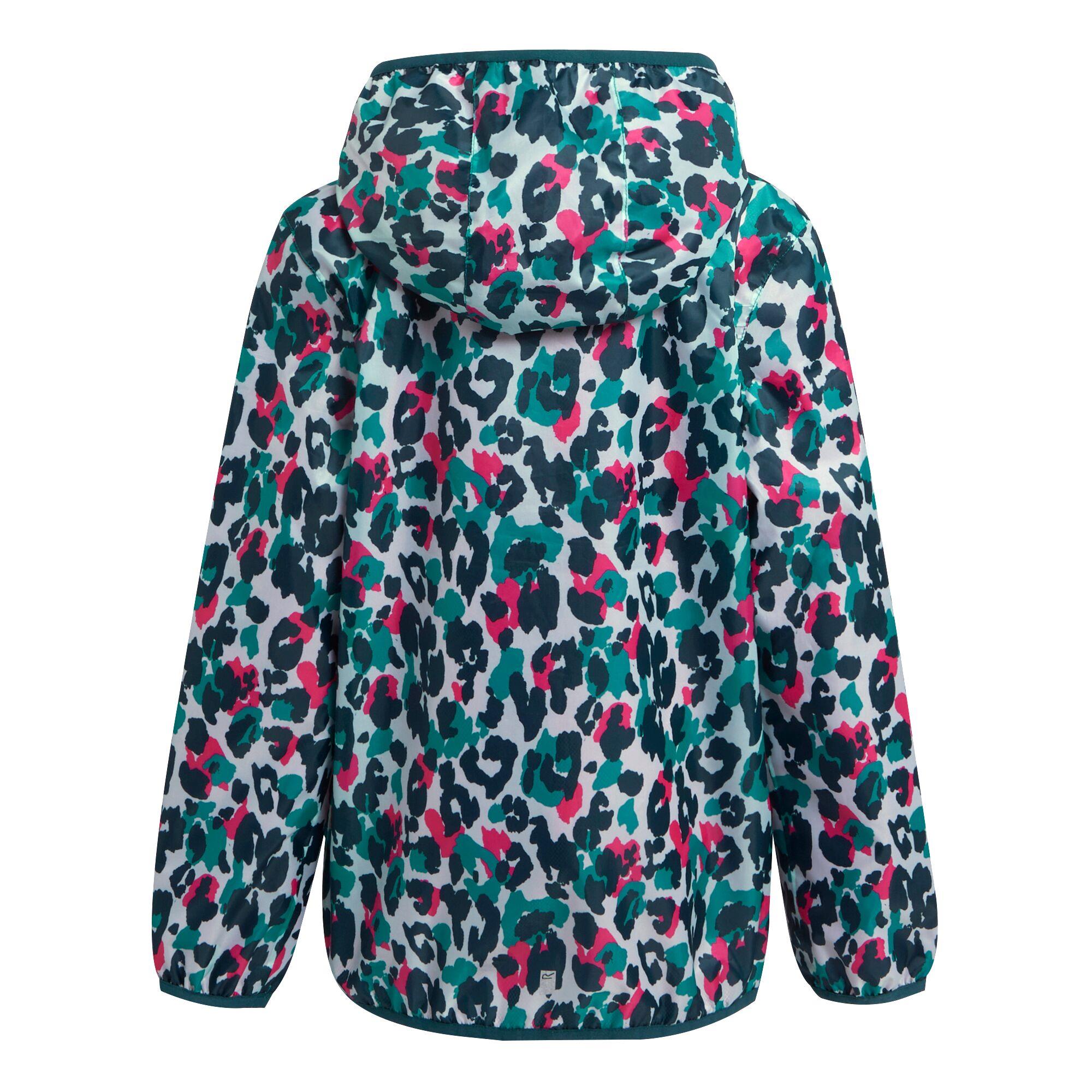 Regatta Printed Lever Kids Waterproof Packaway Jacket - Picture 75 of 83