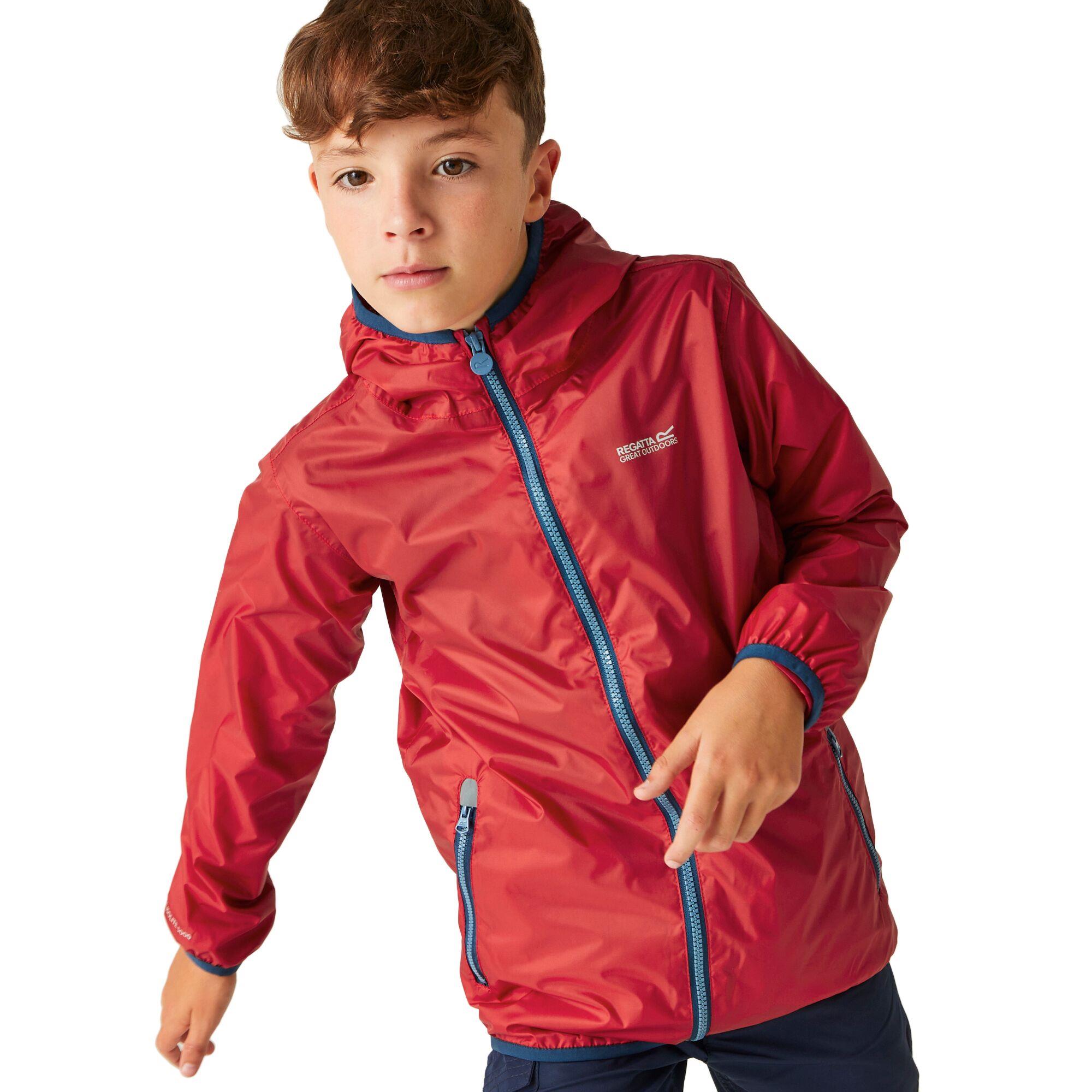 Regatta Lever II Kids Waterproof Packaway Jacket - Picture 81 of 115