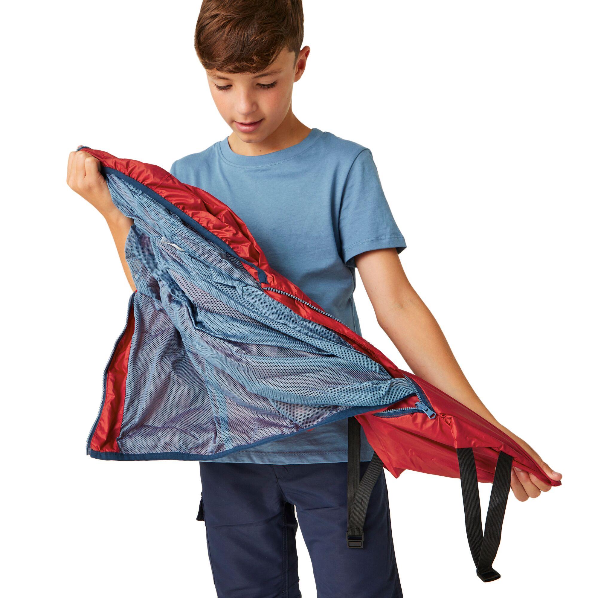 Regatta Lever II Kids Waterproof Packaway Jacket - Picture 87 of 115