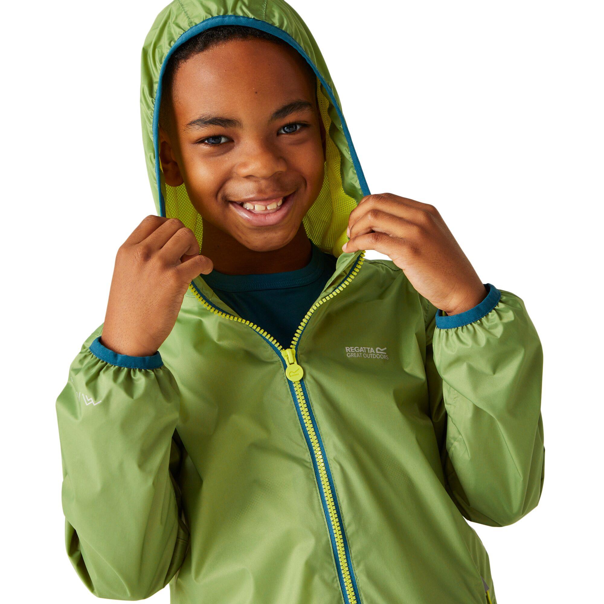 Regatta Lever II Kids Waterproof Packaway Jacket - Picture 93 of 115