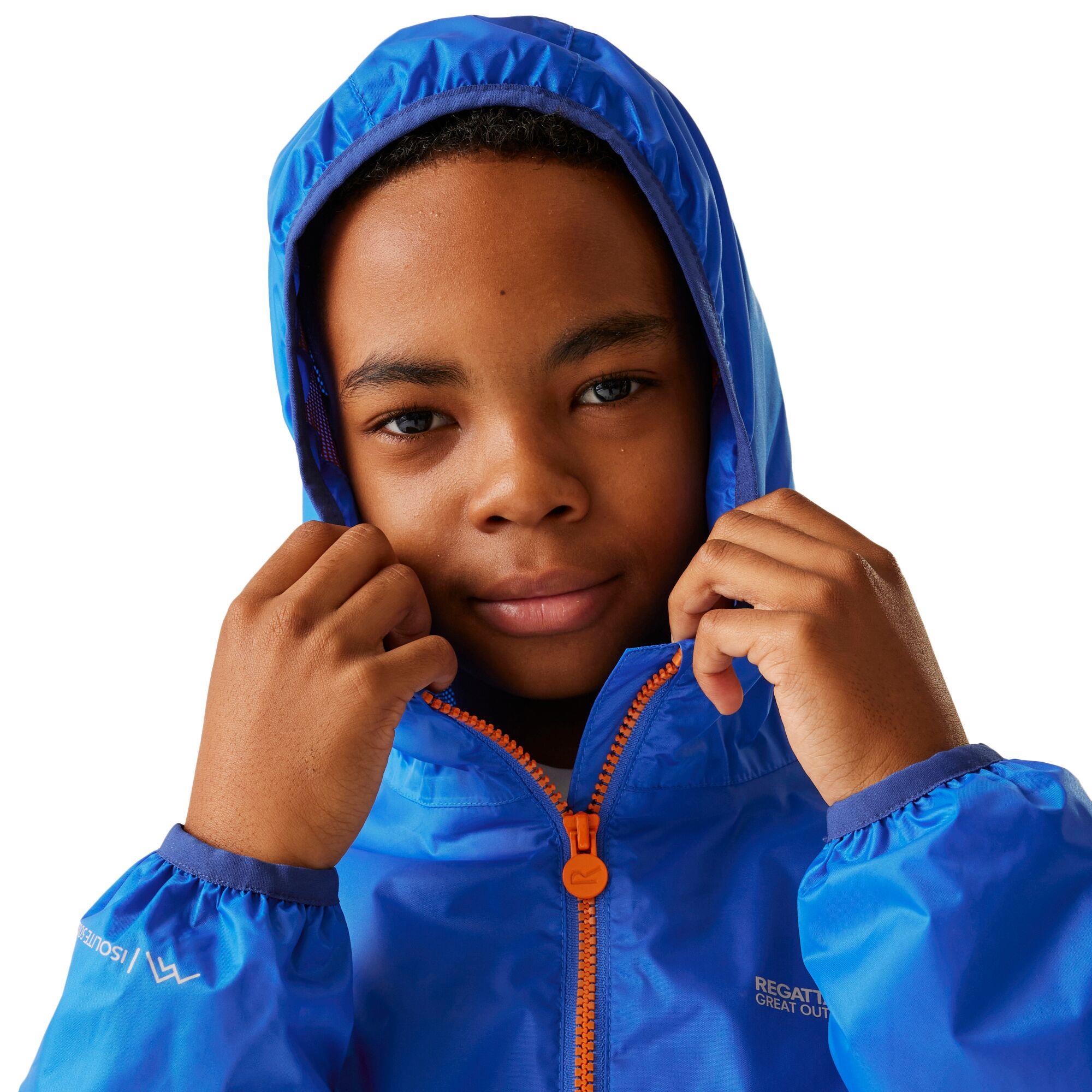 Regatta Lever II Kids Waterproof Packaway Jacket - Picture 100 of 115