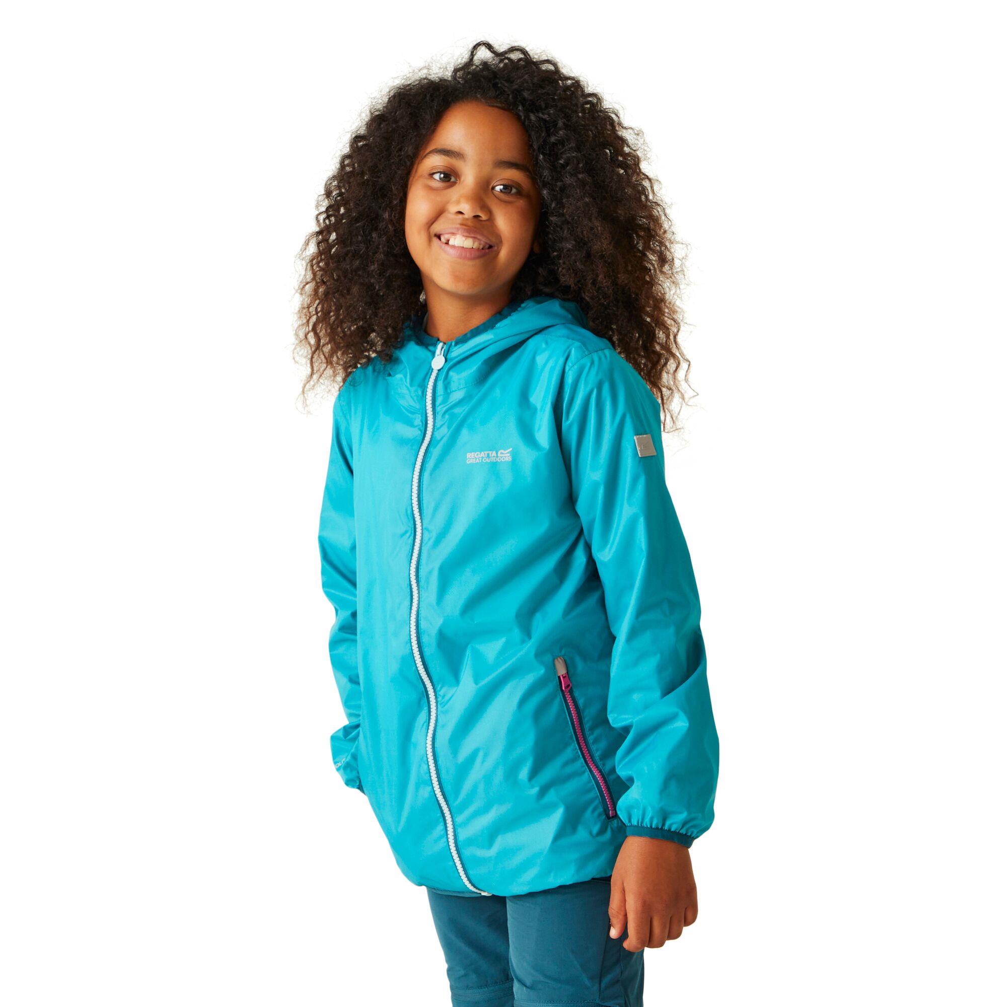 Regatta Lever II Kids Waterproof Packaway Jacket - Picture 103 of 115
