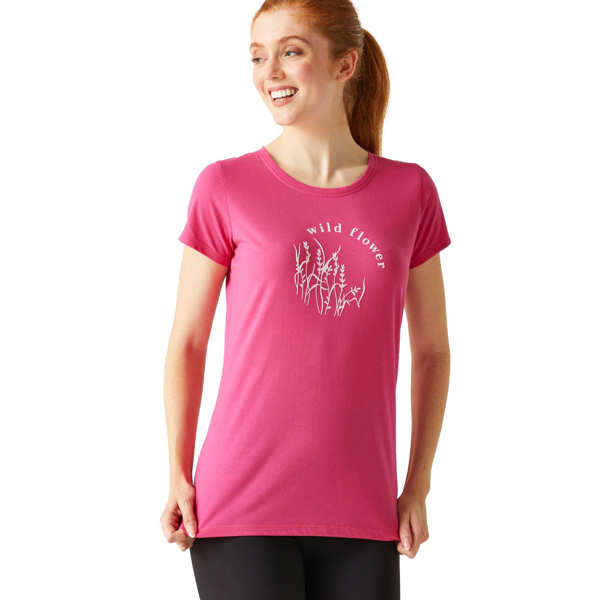 Regatta Womens Breezed IV T-Shirt Cotton Super Soft Top Tee - Picture 7 of 36