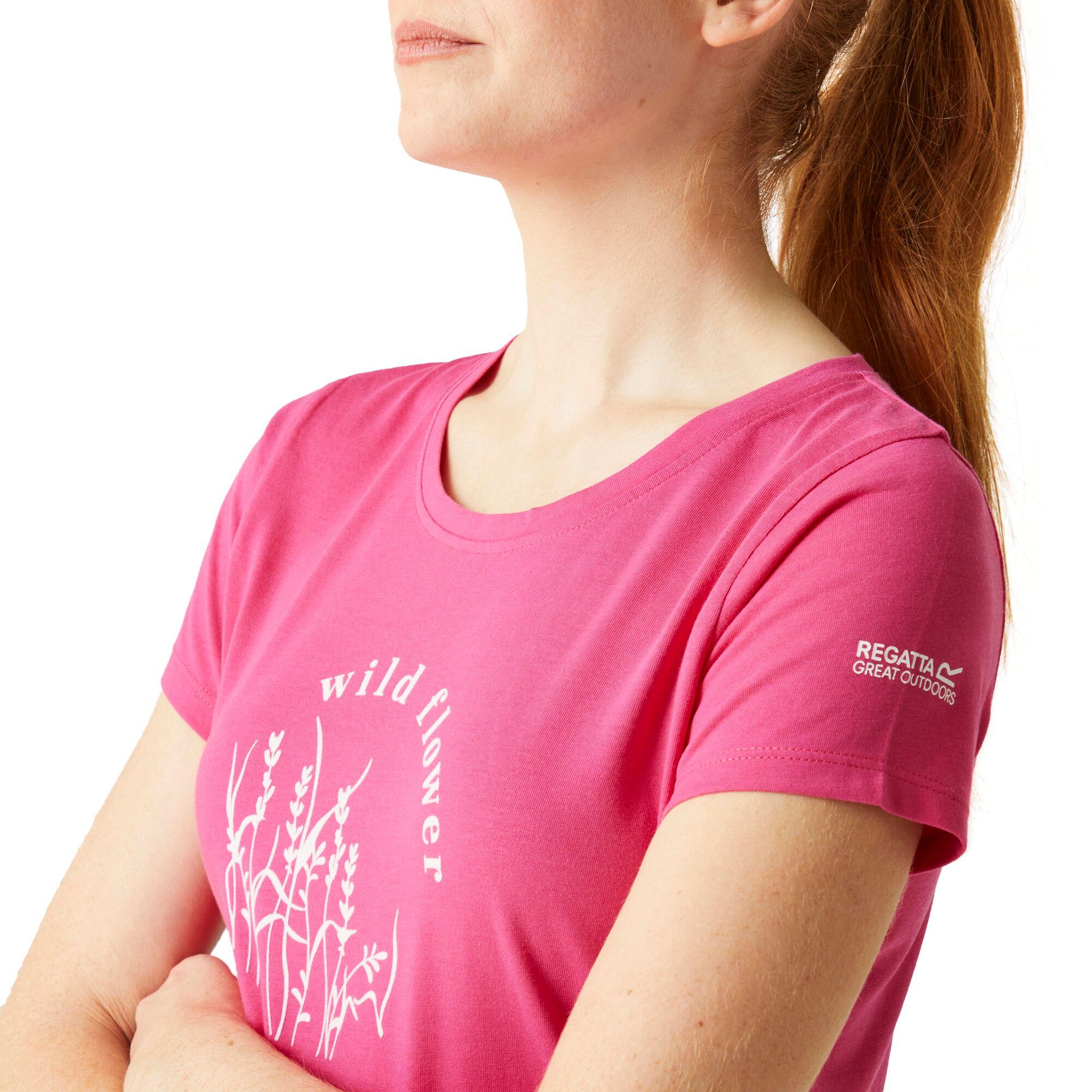 Regatta Womens Breezed IV T-Shirt Cotton Super Soft Top Tee - Picture 10 of 36