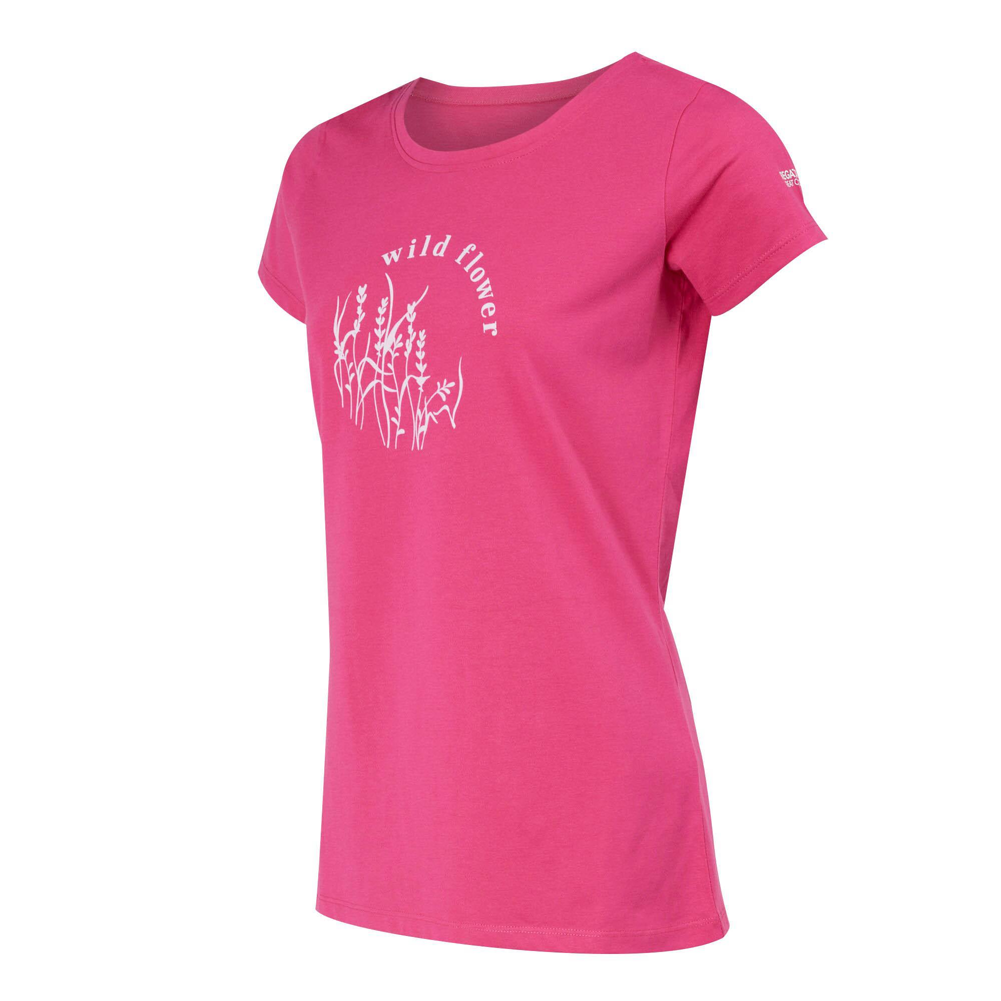 Regatta Womens Breezed IV T-Shirt Cotton Super Soft Top Tee - Picture 11 of 36