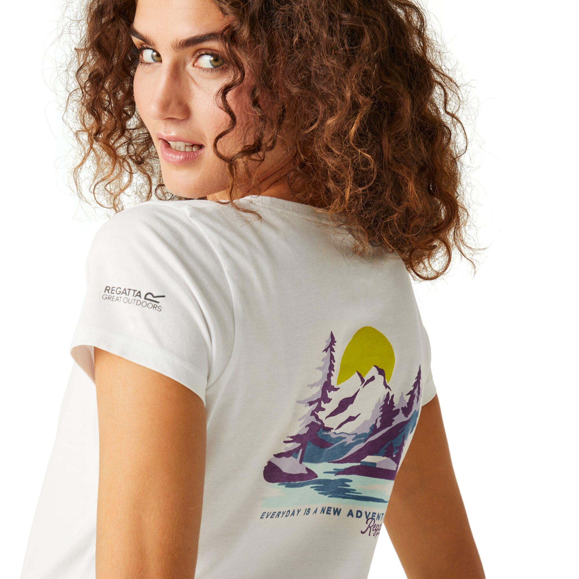 Regatta Womens Breezed IV T-Shirt Cotton Super Soft Top Tee - Picture 16 of 36