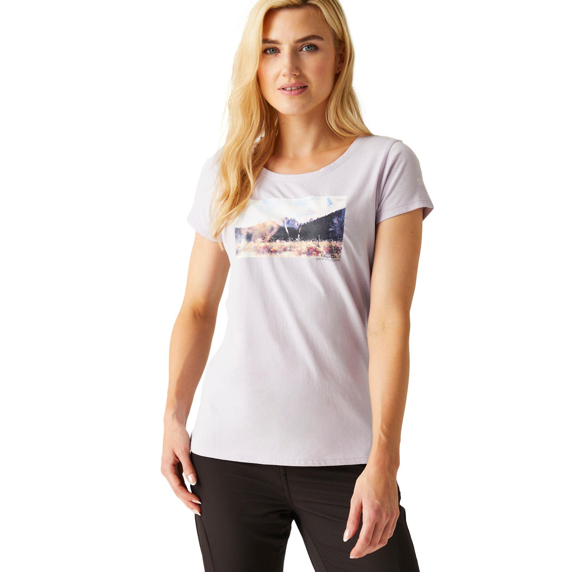 Regatta Womens Breezed IV T-Shirt Cotton Super Soft Top Tee - Picture 19 of 36