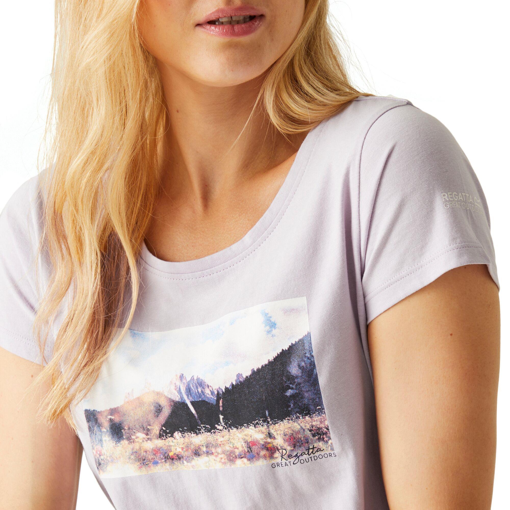Regatta Womens Breezed IV T-Shirt Cotton Super Soft Top Tee - Picture 22 of 36