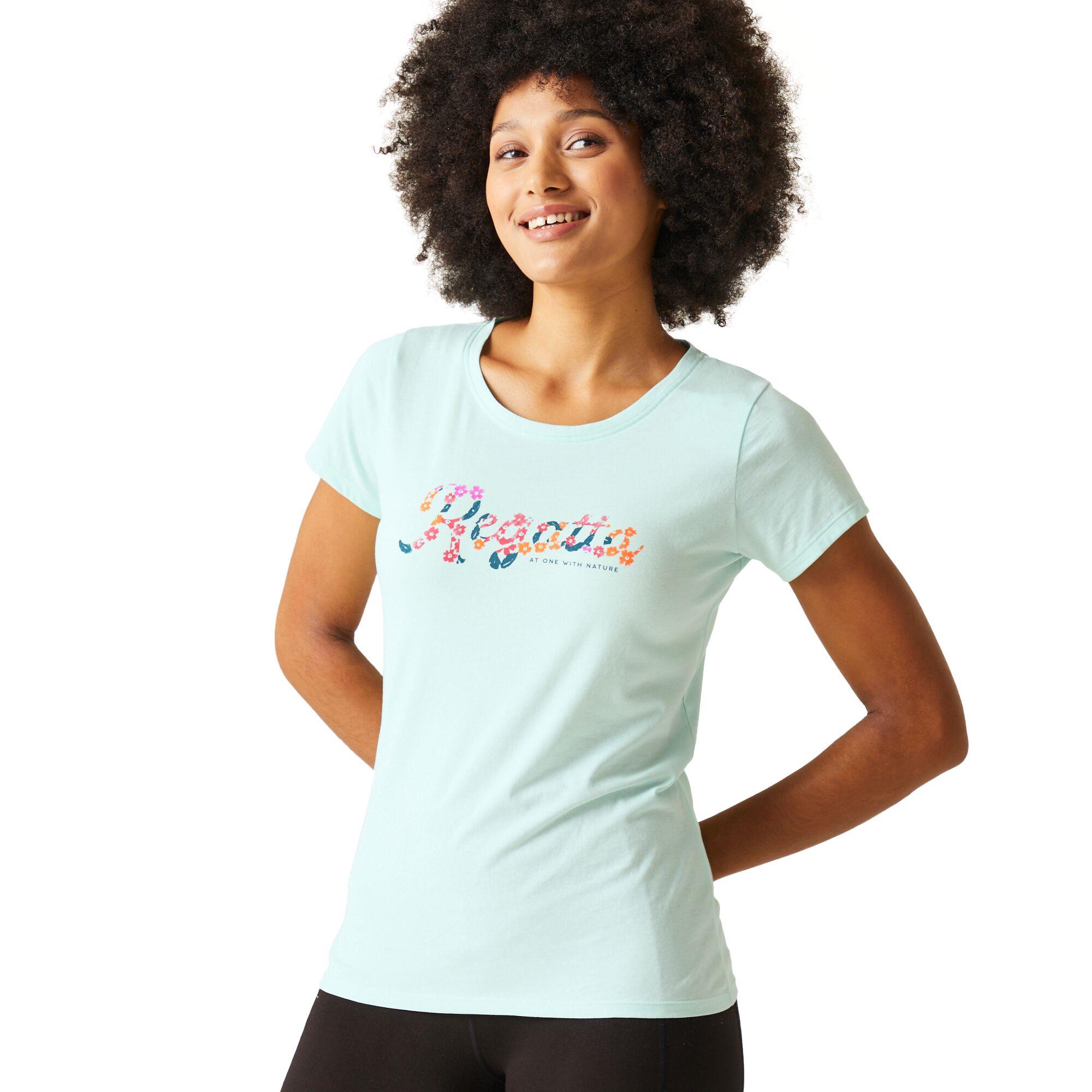 Regatta Womens Breezed IV T-Shirt Cotton Super Soft Top Tee - Picture 25 of 36