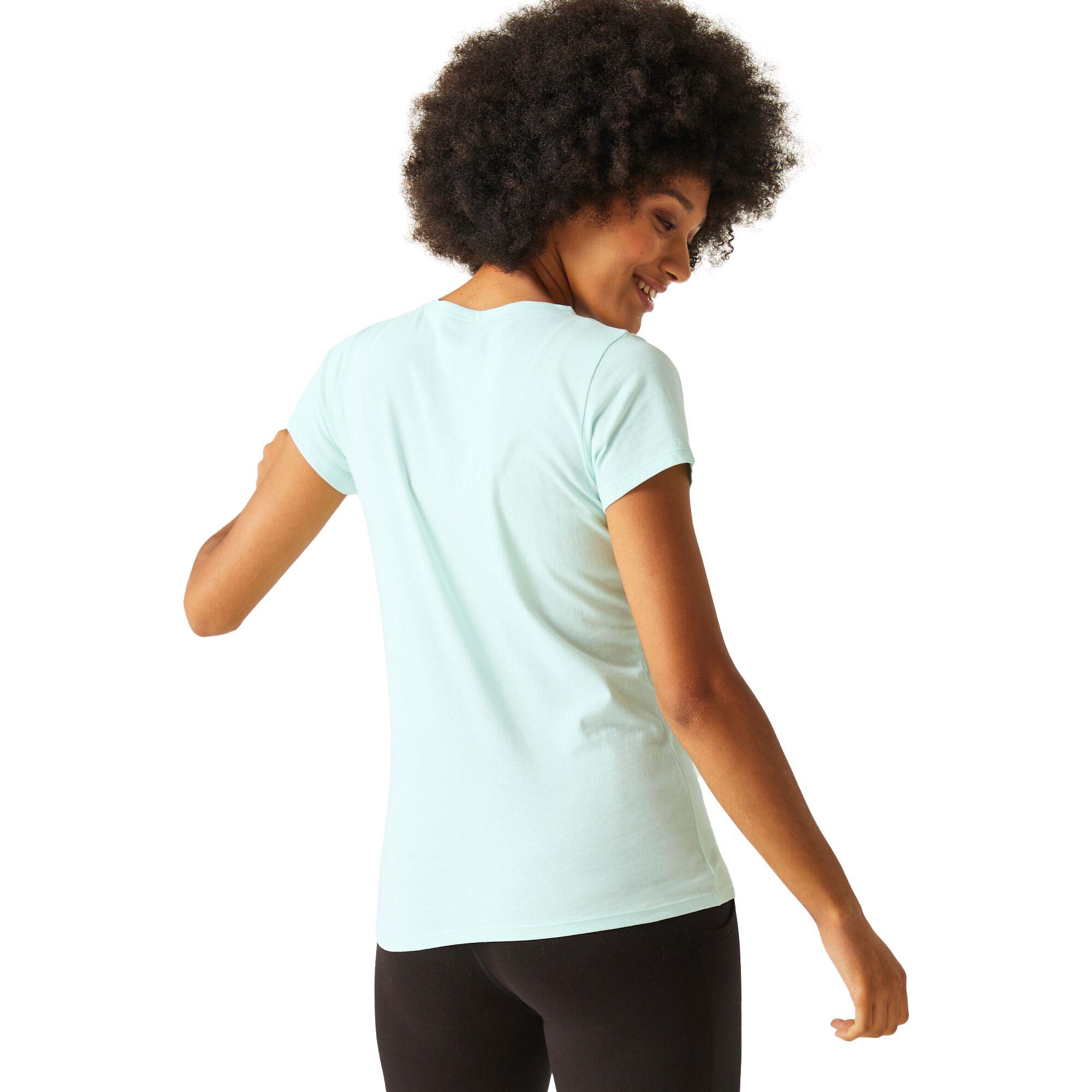 Regatta Womens Breezed IV T-Shirt Cotton Super Soft Top Tee - Picture 26 of 36