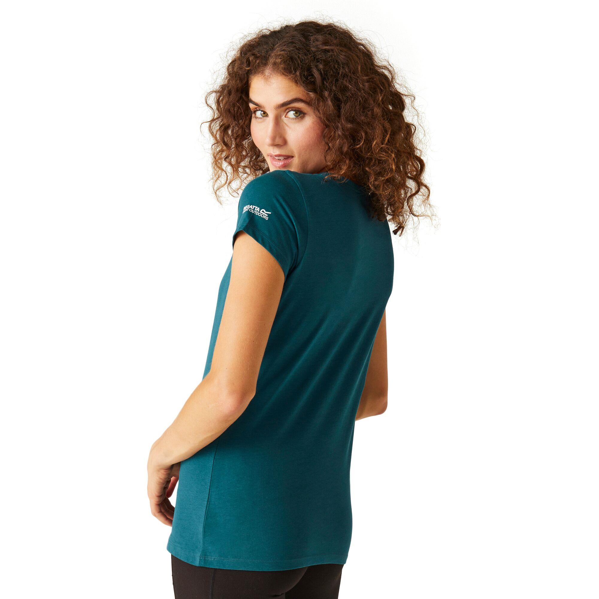 Regatta Womens Breezed IV T-Shirt Cotton Super Soft Top Tee - Picture 32 of 36