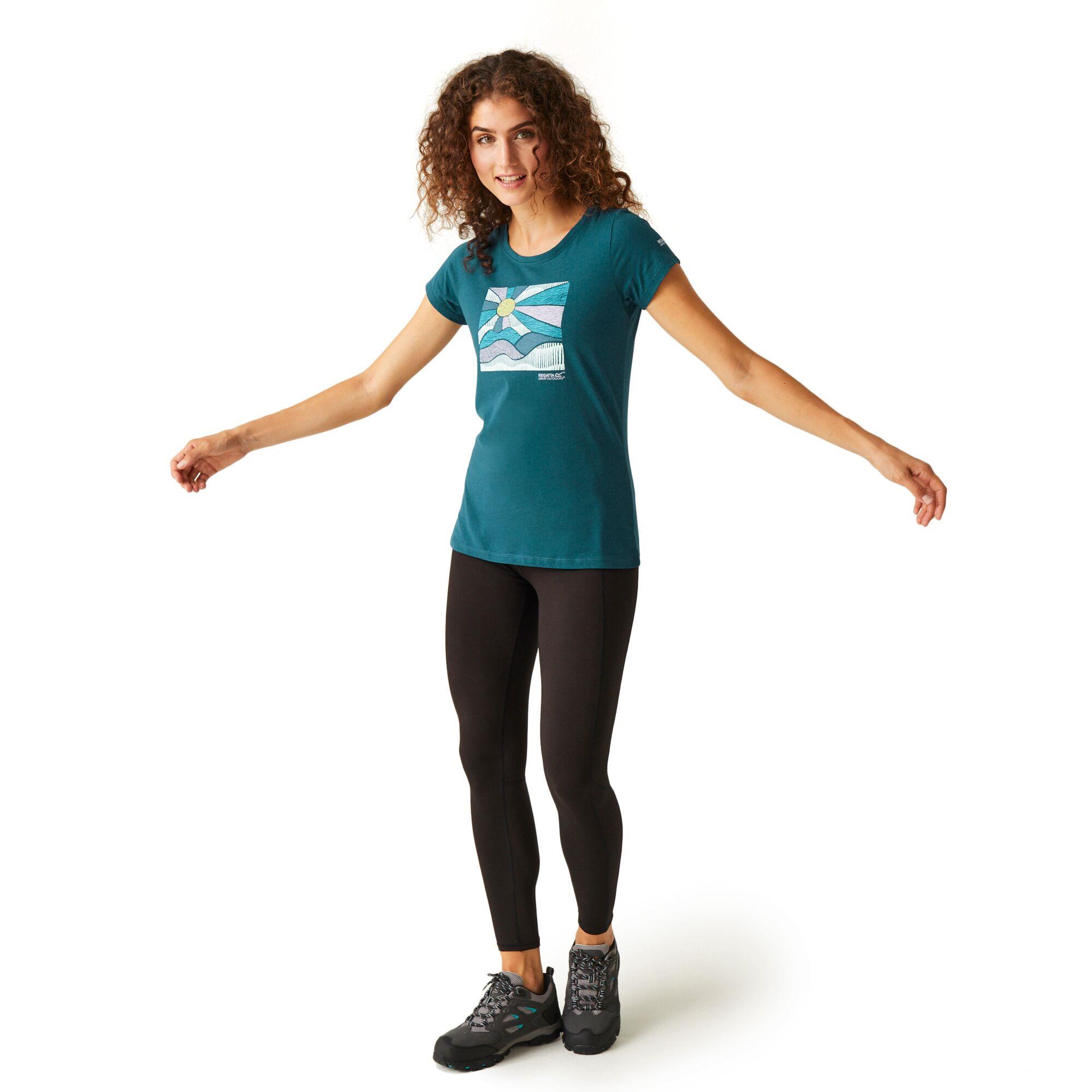 Regatta Womens Breezed IV T-Shirt Cotton Super Soft Top Tee - Picture 33 of 36