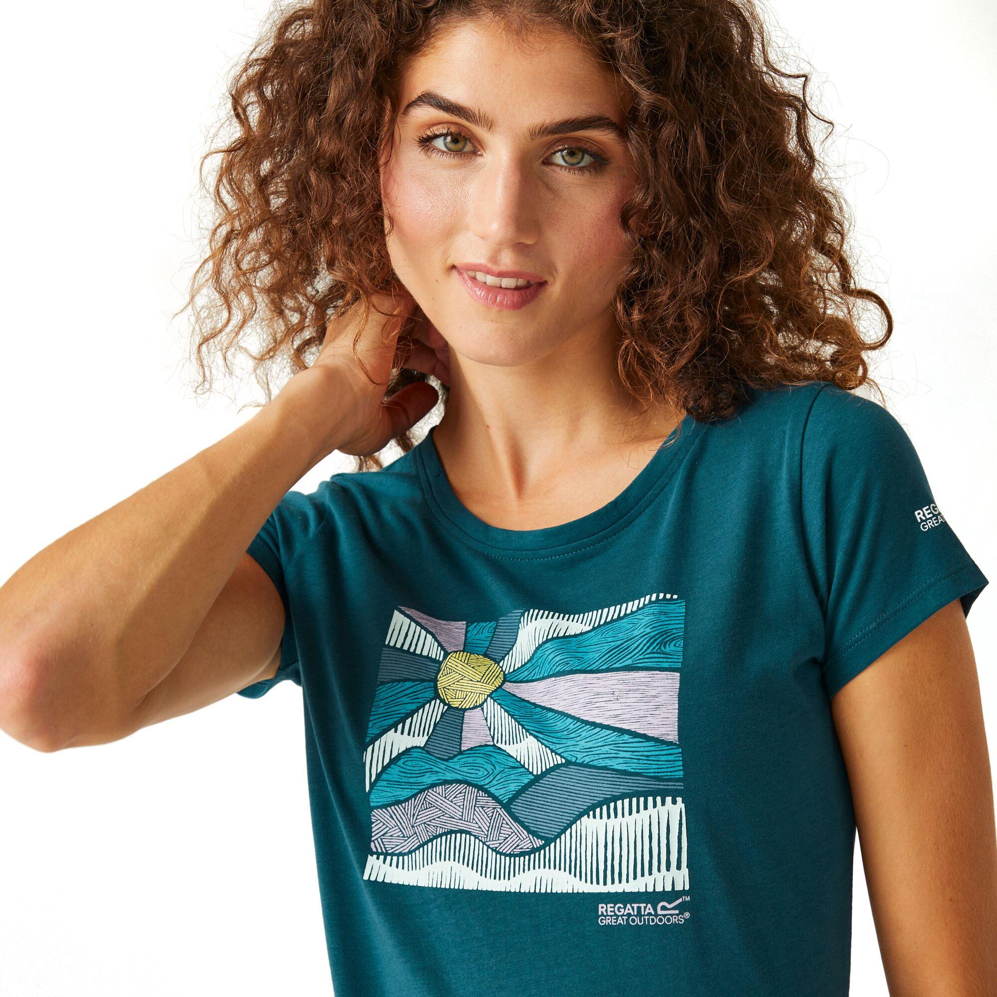 Regatta Womens Breezed IV T-Shirt Cotton Super Soft Top Tee - Picture 34 of 36