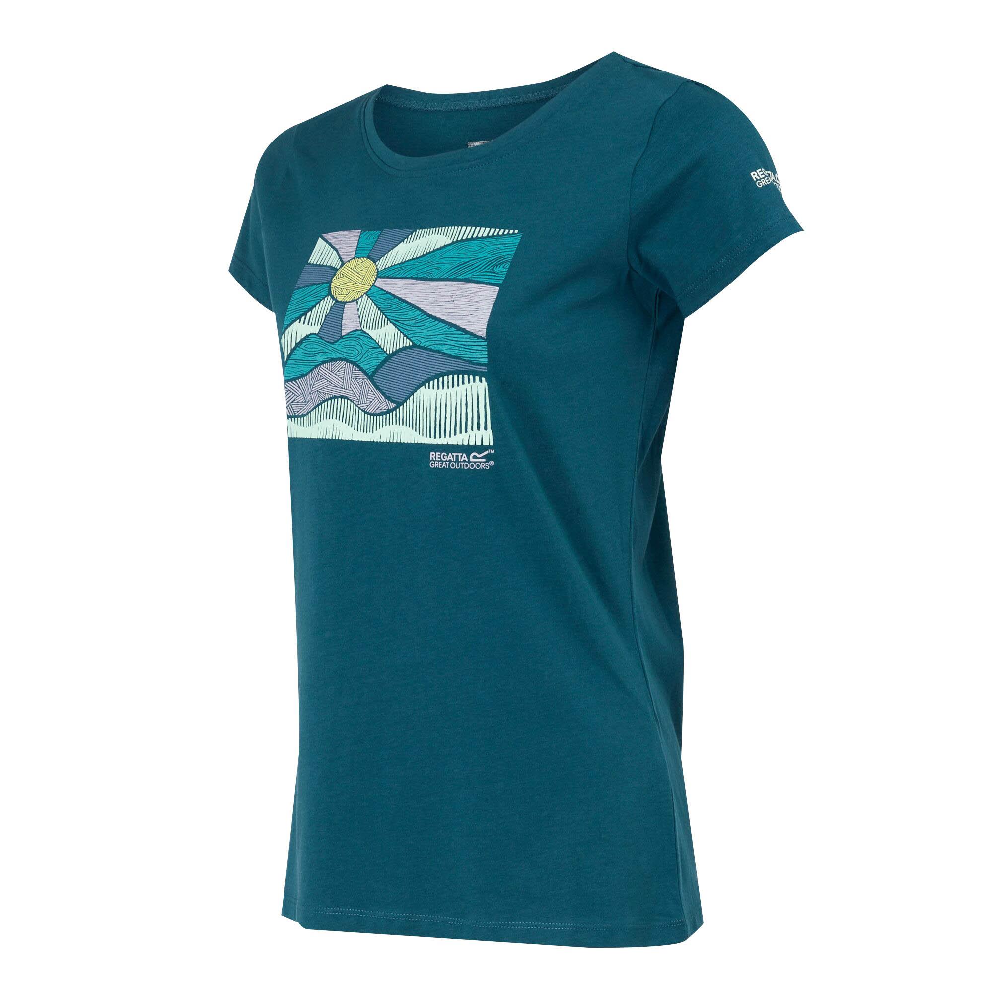 Regatta Womens Breezed IV T-Shirt Cotton Super Soft Top Tee - Picture 35 of 36