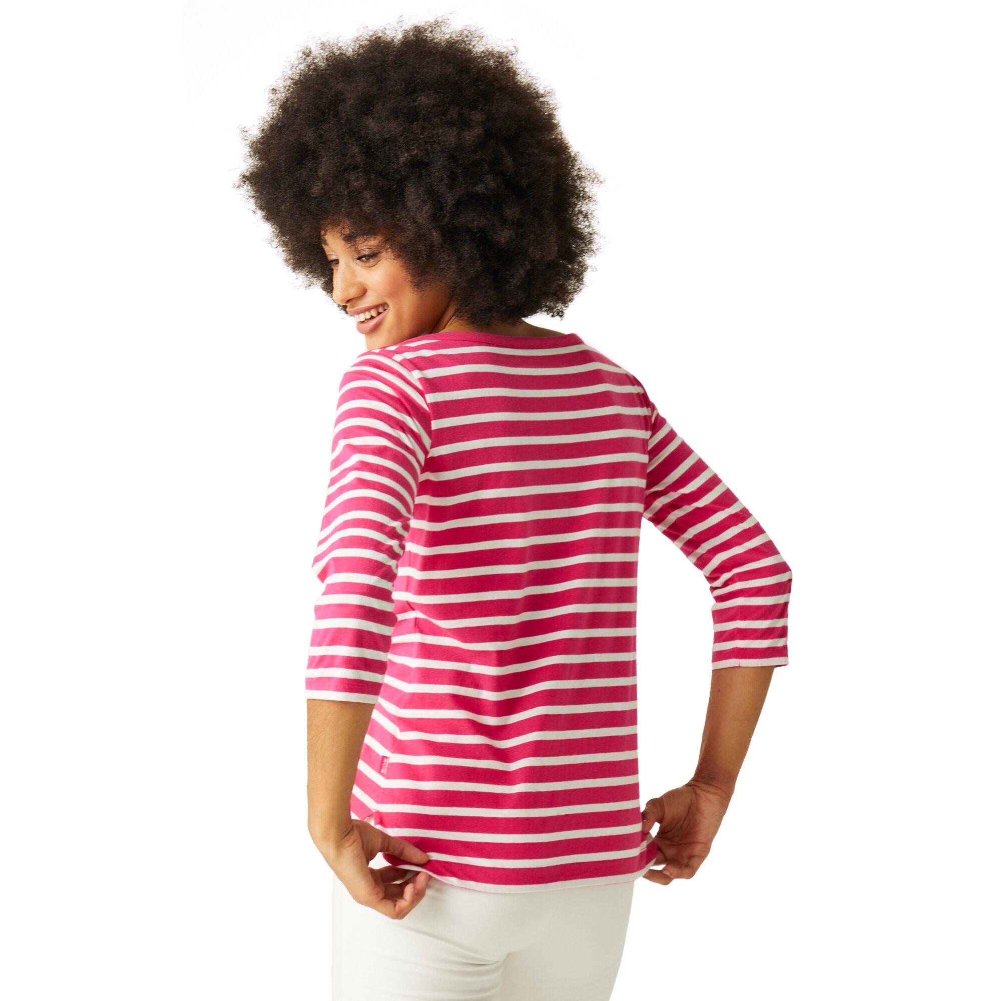 Regatta Womens Bayletta 3/4 Sleeve T-Shirt Boat Neck Top - Picture 13 of 56
