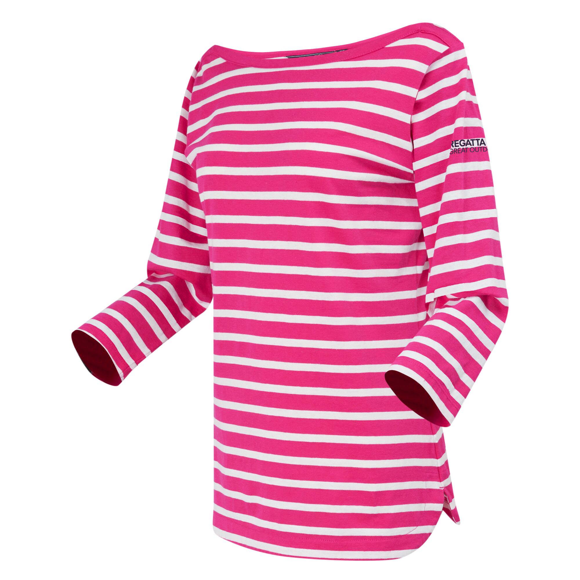 Regatta Womens Bayletta 3/4 Sleeve T-Shirt Boat Neck Top - Picture 17 of 56