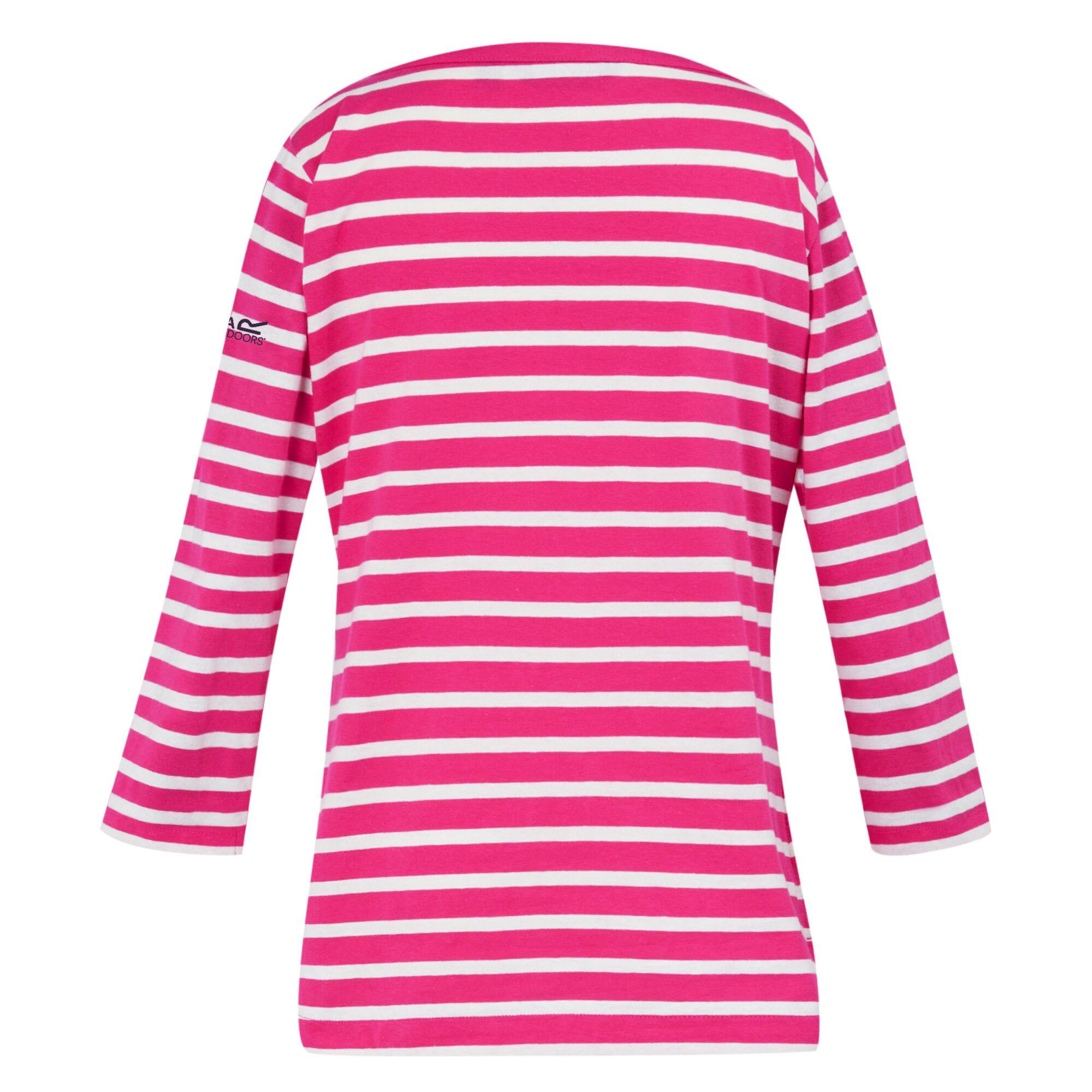 Regatta Womens Bayletta 3/4 Sleeve T-Shirt Boat Neck Top - Picture 18 of 56