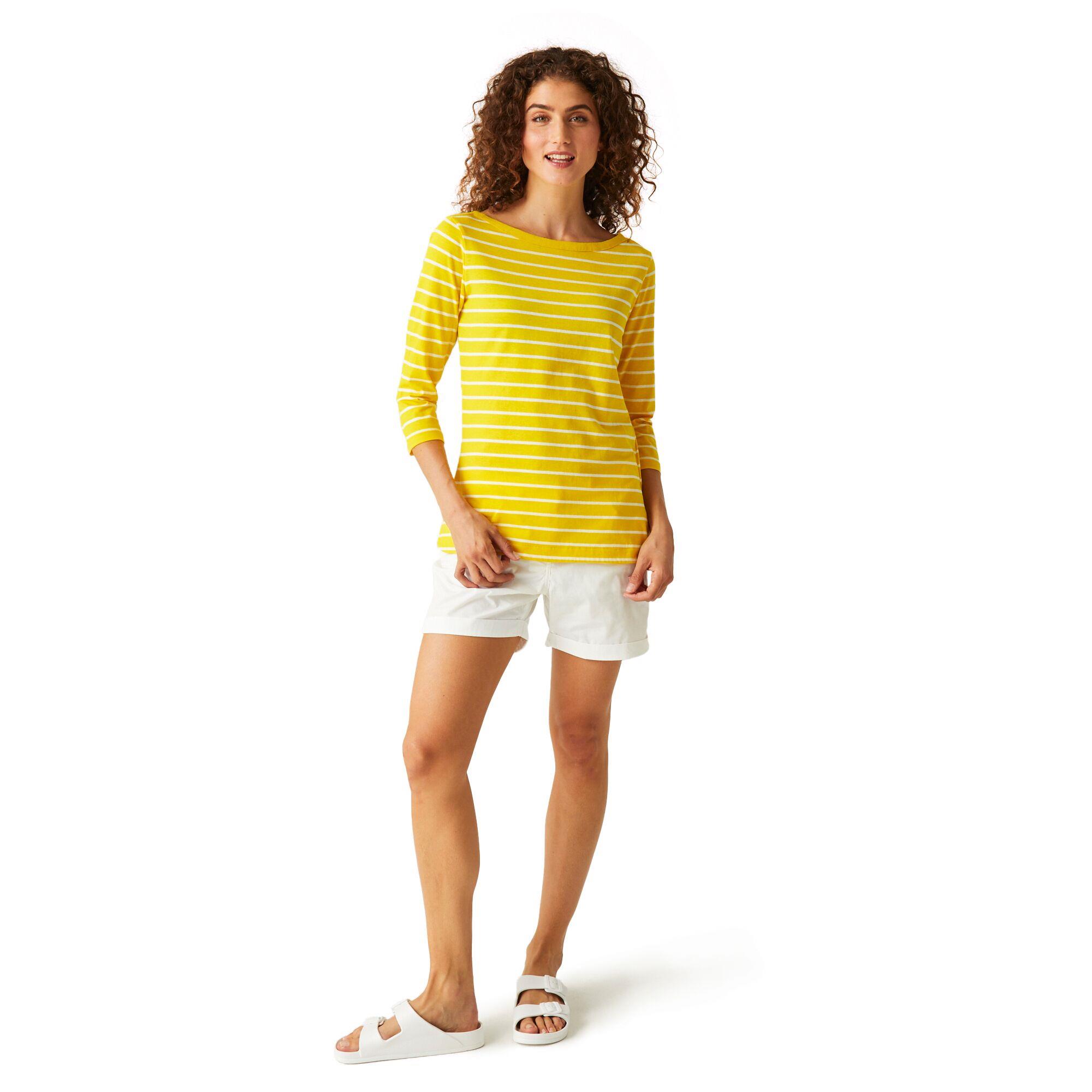 Regatta Womens Bayletta 3/4 Sleeve T-Shirt Boat Neck Top - Picture 21 of 56