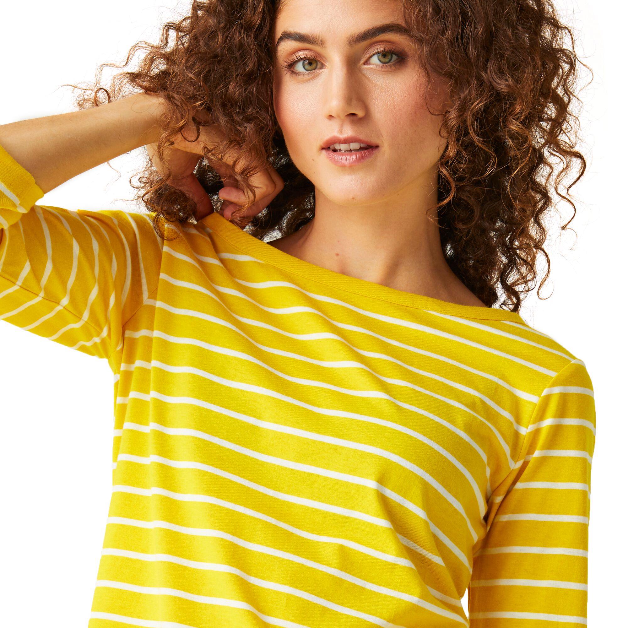 Regatta Womens Bayletta 3/4 Sleeve T-Shirt Boat Neck Top - Picture 22 of 56