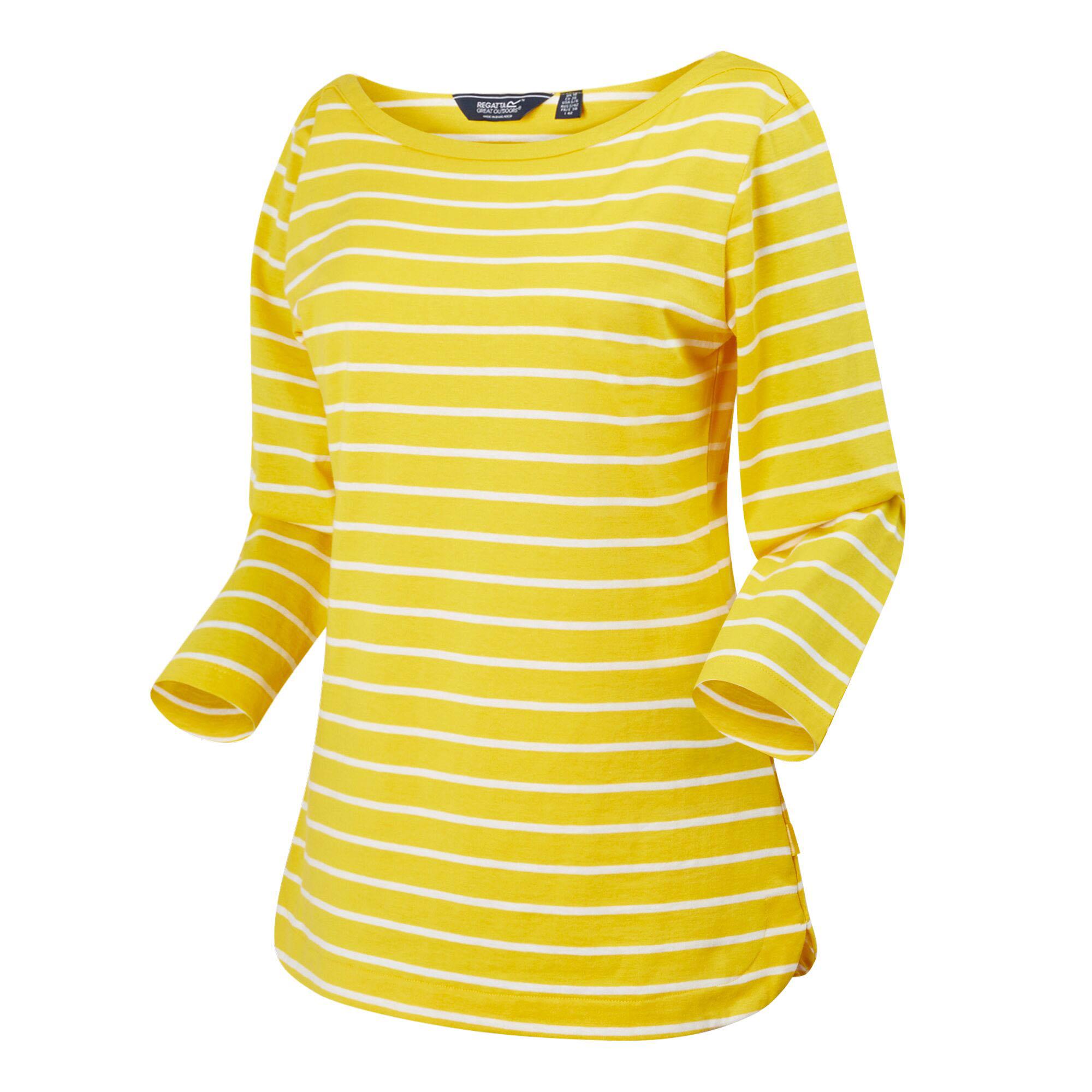 Regatta Womens Bayletta 3/4 Sleeve T-Shirt Boat Neck Top - Picture 24 of 56