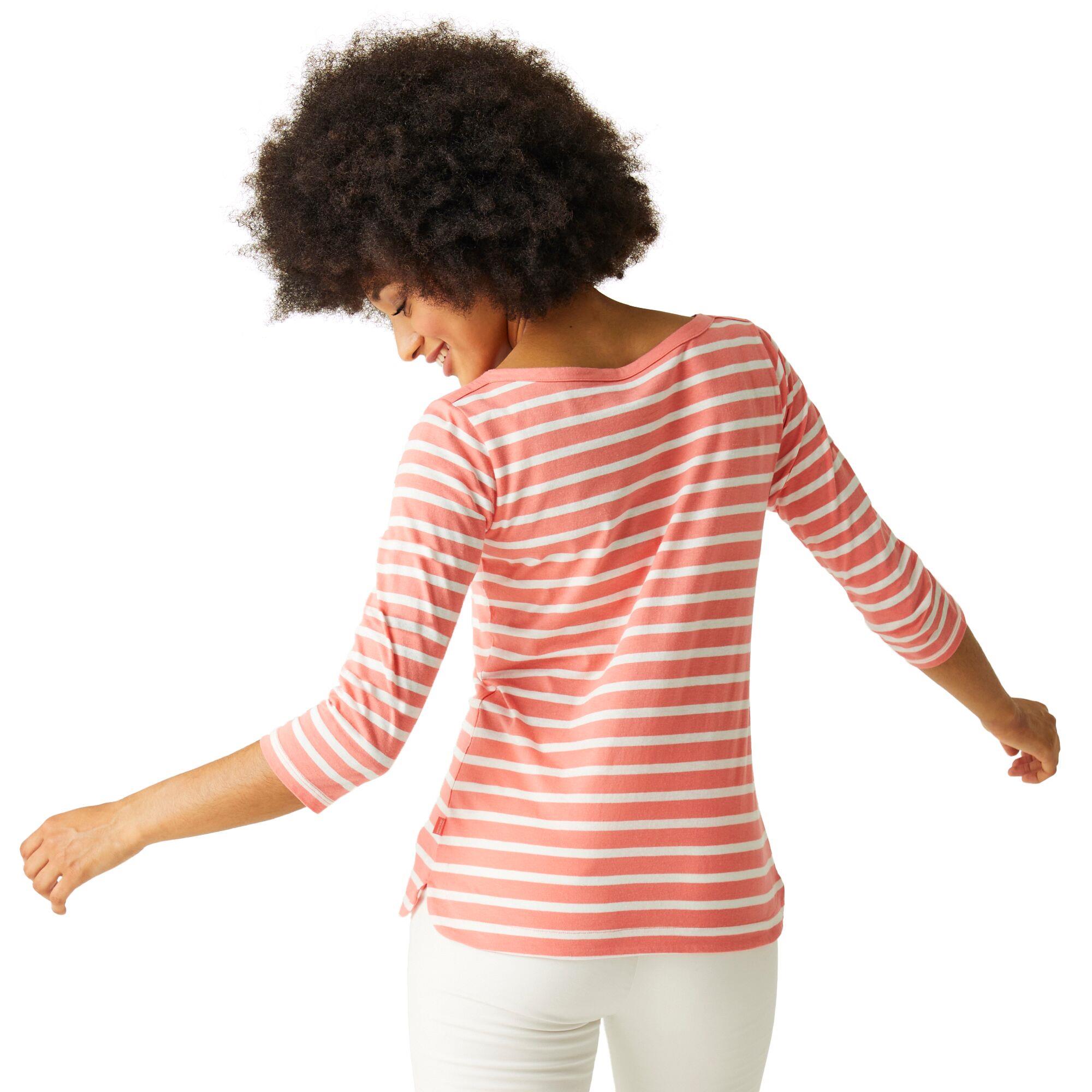 Regatta Womens Bayletta 3/4 Sleeve T-Shirt Boat Neck Top - Picture 27 of 56