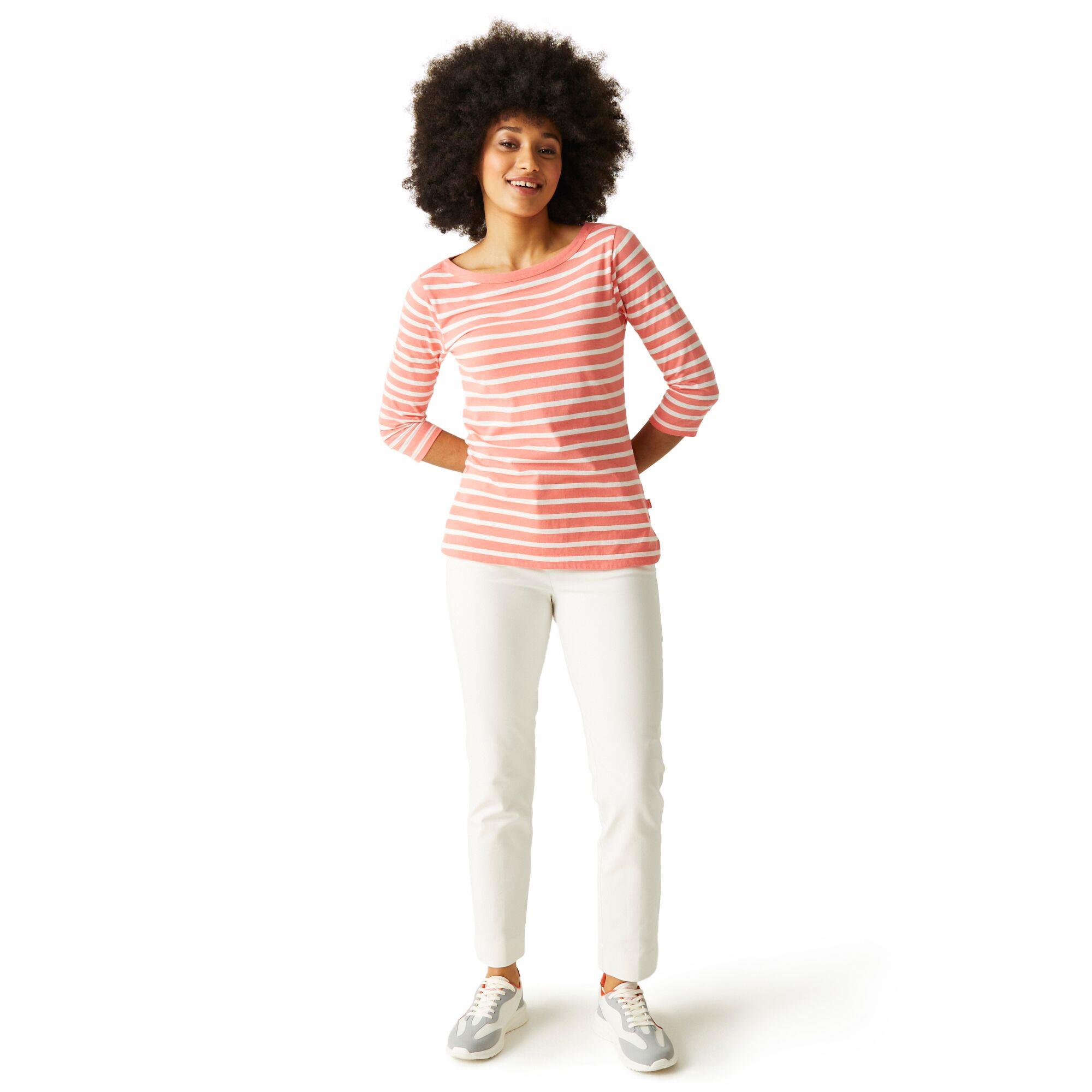 Regatta Womens Bayletta 3/4 Sleeve T-Shirt Boat Neck Top - Picture 28 of 56
