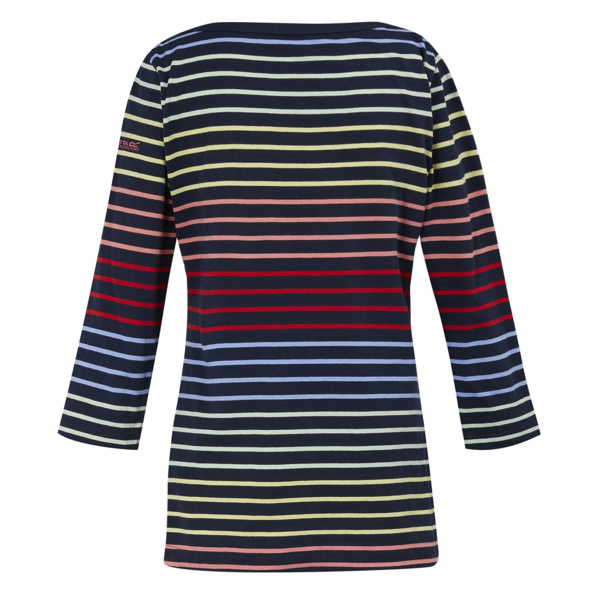 Regatta Womens Bayletta 3/4 Sleeve T-Shirt Boat Neck Top - Picture 38 of 56