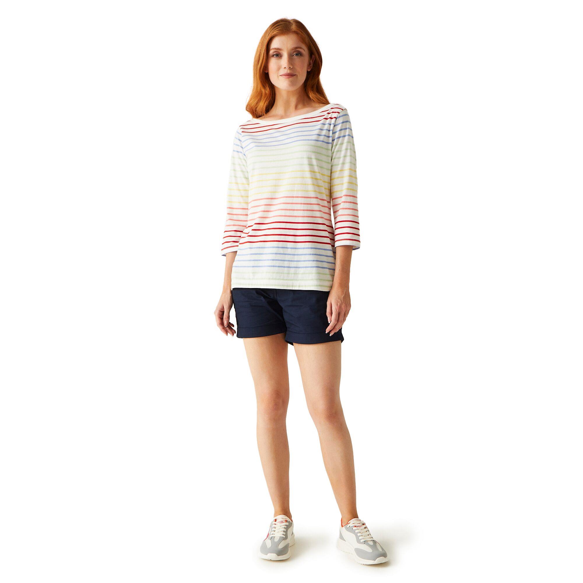 Regatta Womens Bayletta 3/4 Sleeve T-Shirt Boat Neck Top - Picture 40 of 56