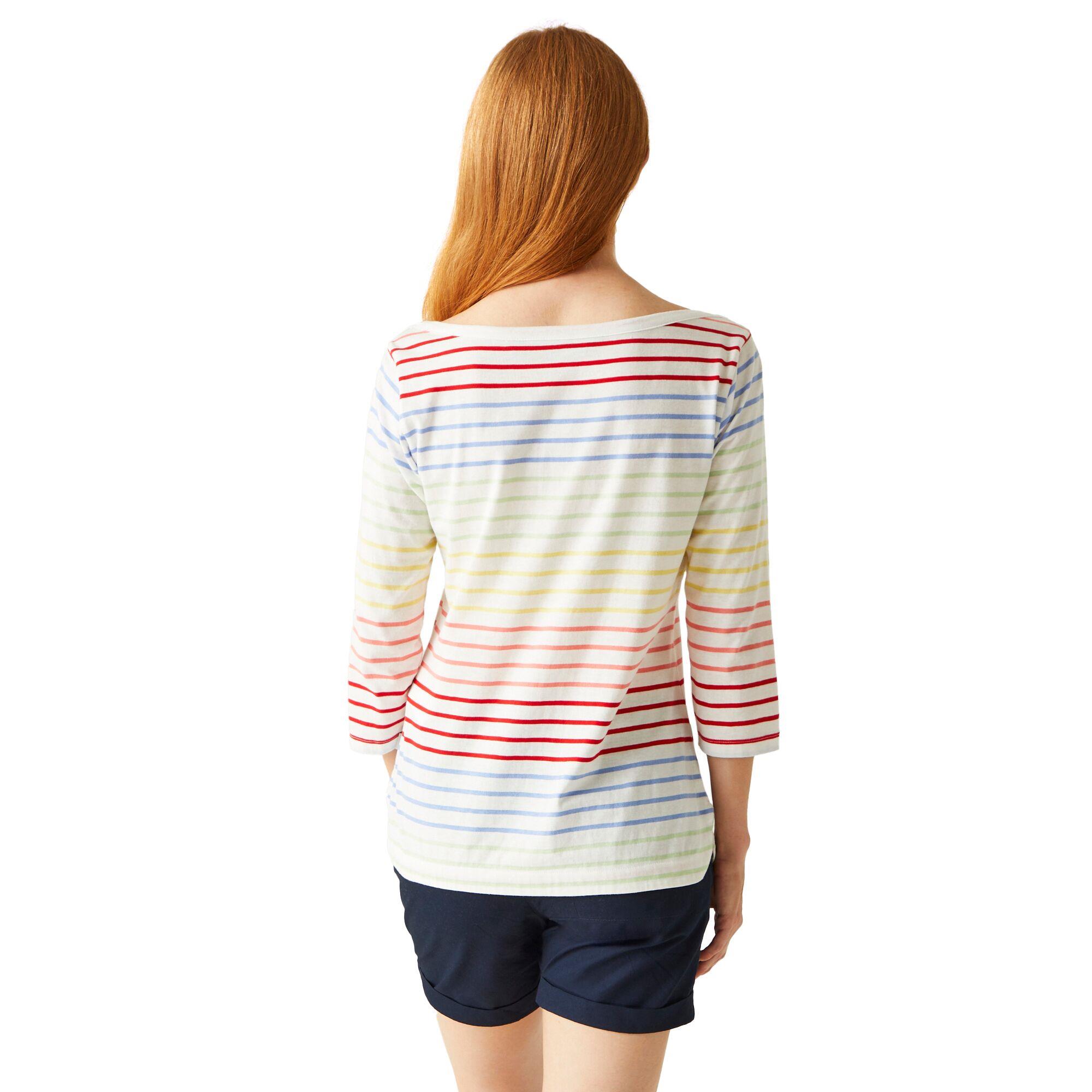 Regatta Womens Bayletta 3/4 Sleeve T-Shirt Boat Neck Top - Picture 41 of 56