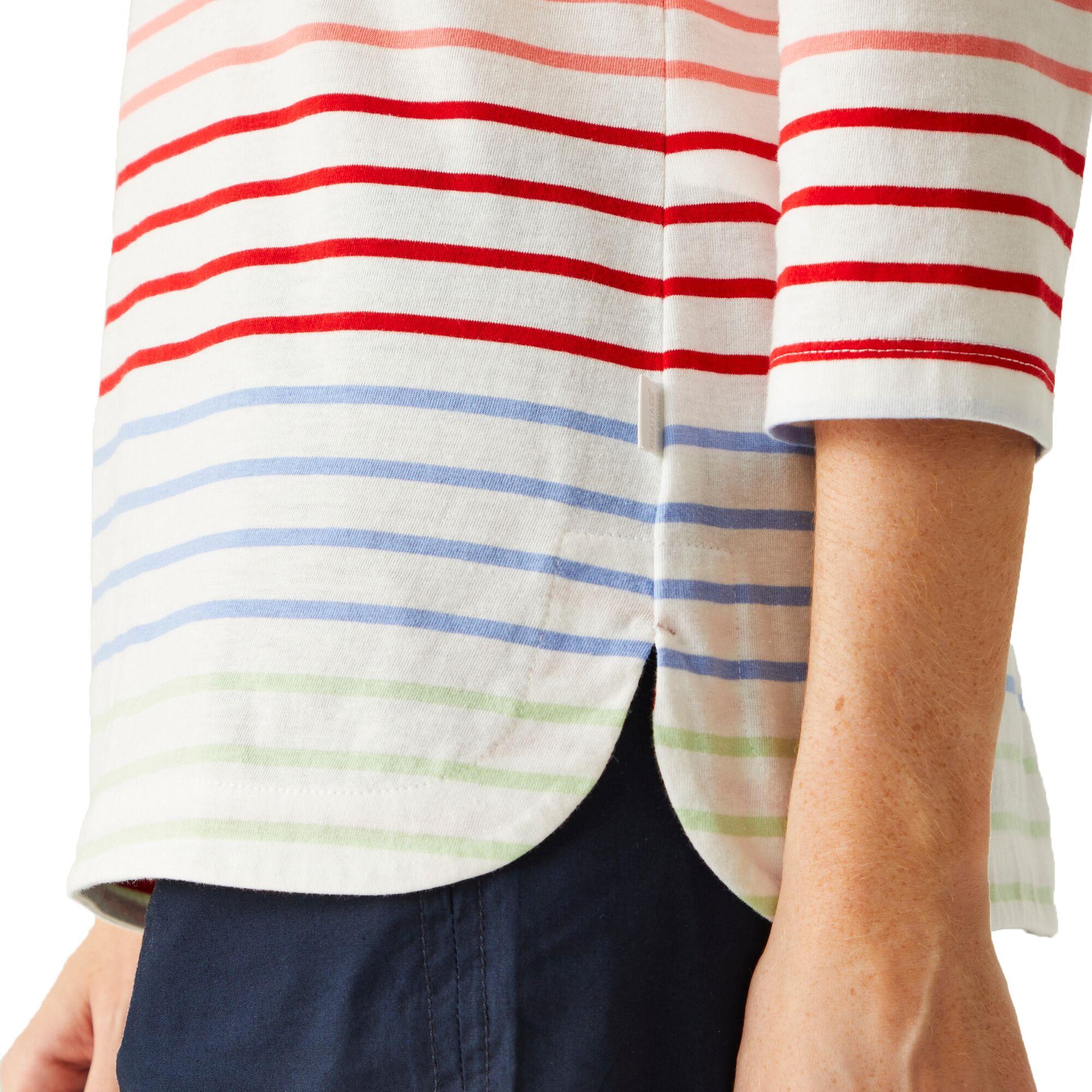 Regatta Womens Bayletta 3/4 Sleeve T-Shirt Boat Neck Top - Picture 42 of 56