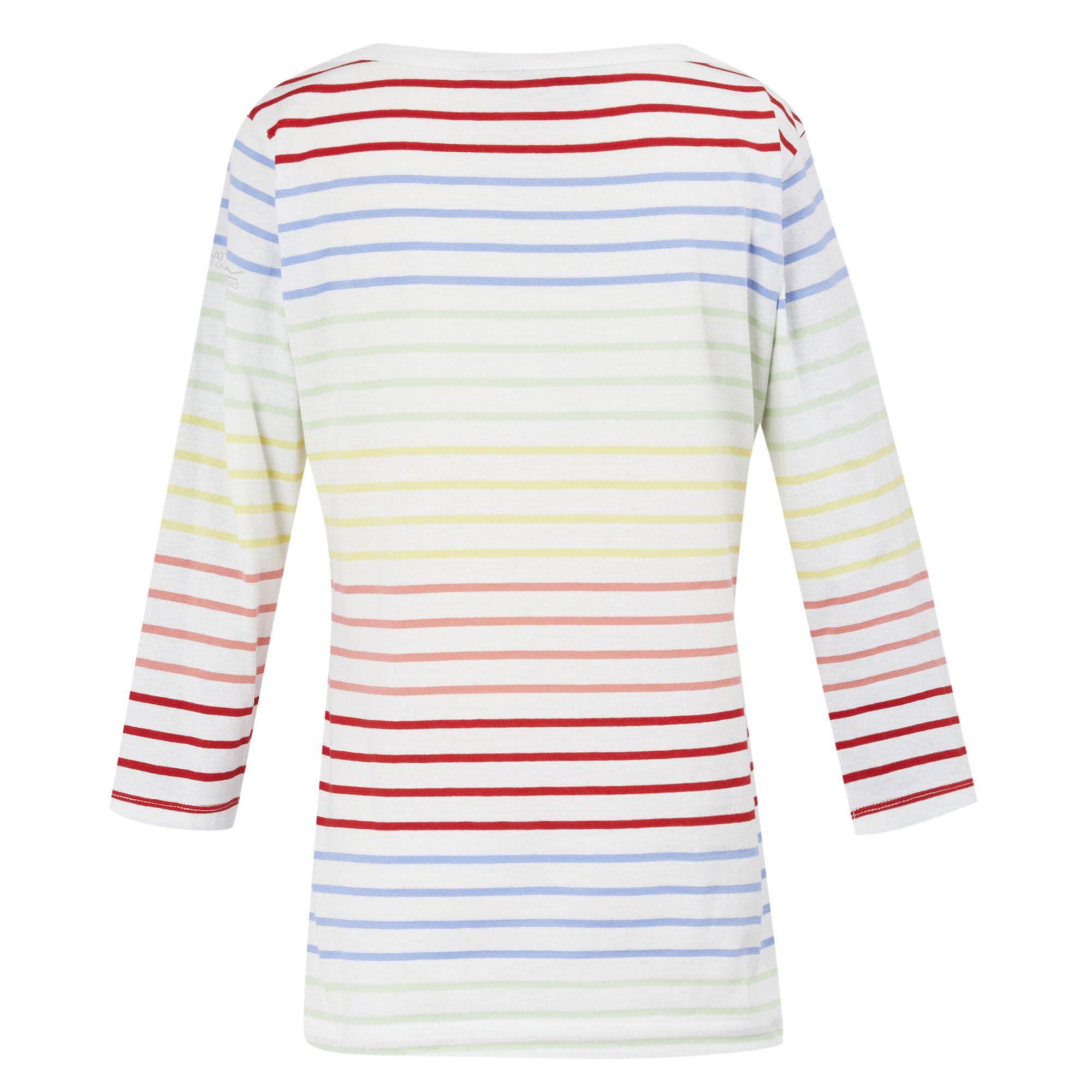 Regatta Womens Bayletta 3/4 Sleeve T-Shirt Boat Neck Top - Picture 44 of 56
