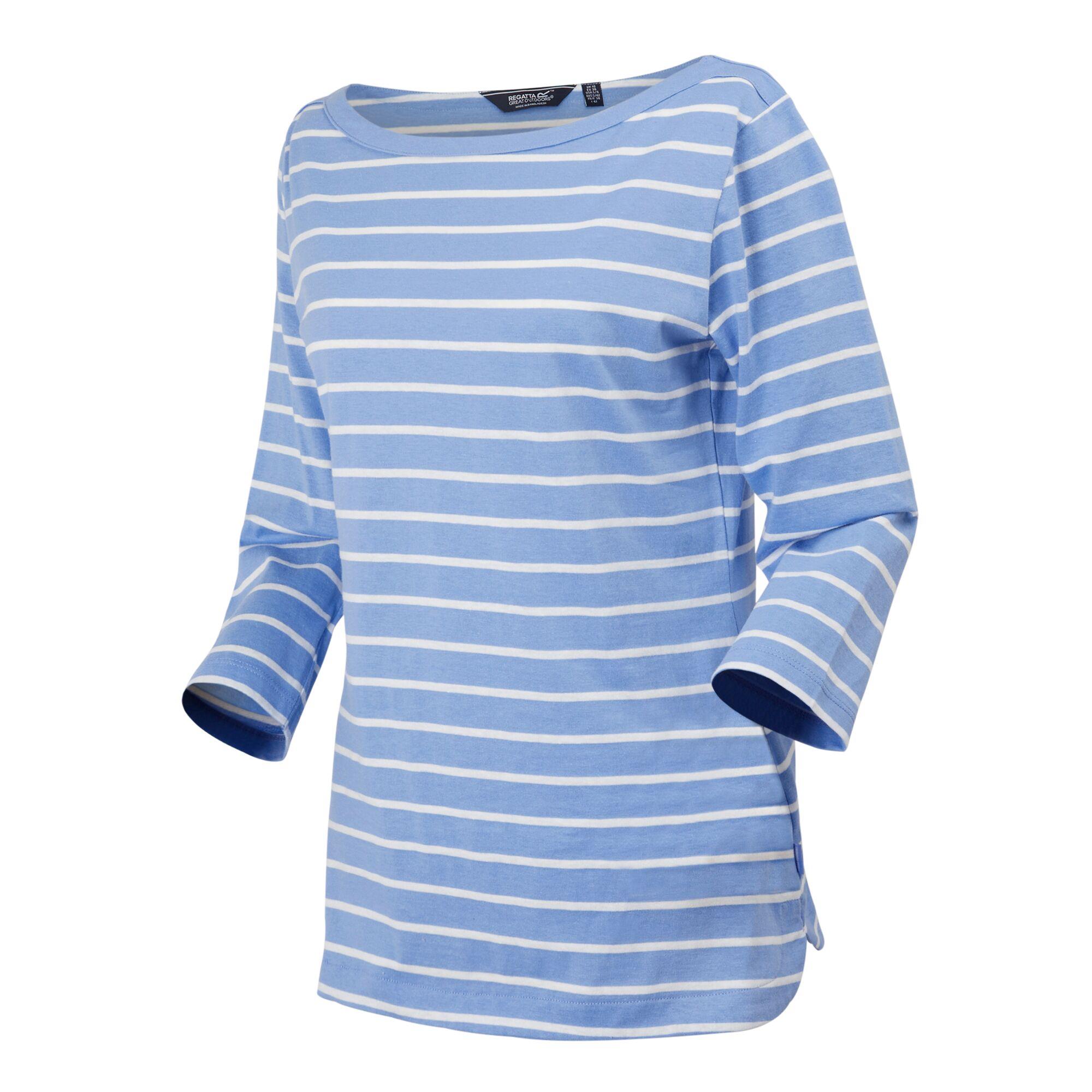 Regatta Womens Bayletta 3/4 Sleeve T-Shirt Boat Neck Top - Picture 49 of 56
