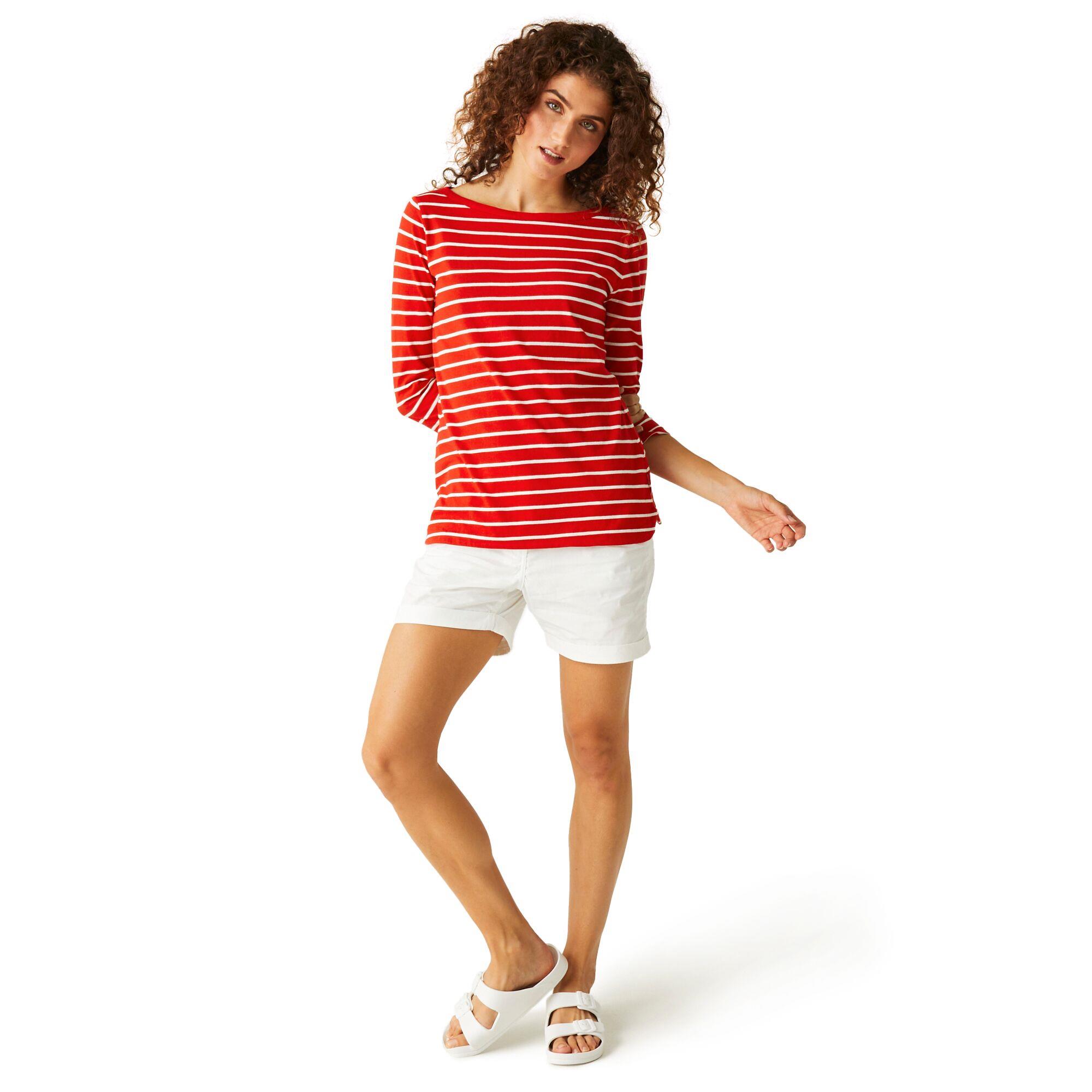 Regatta Womens Bayletta 3/4 Sleeve T-Shirt Boat Neck Top - Picture 53 of 56