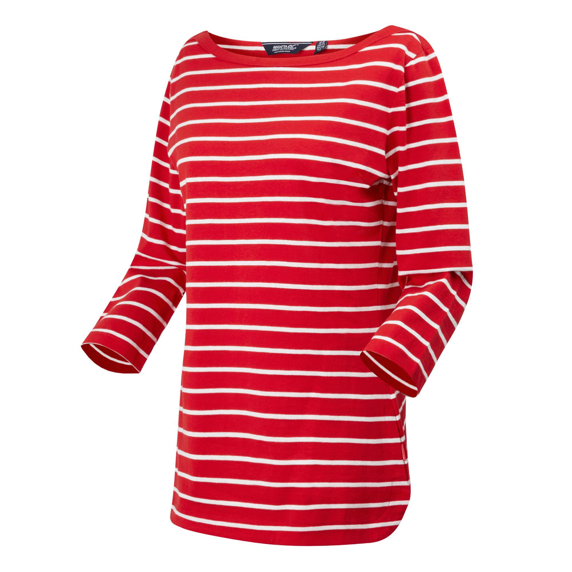 Regatta Womens Bayletta 3/4 Sleeve T-Shirt Boat Neck Top - Picture 55 of 56