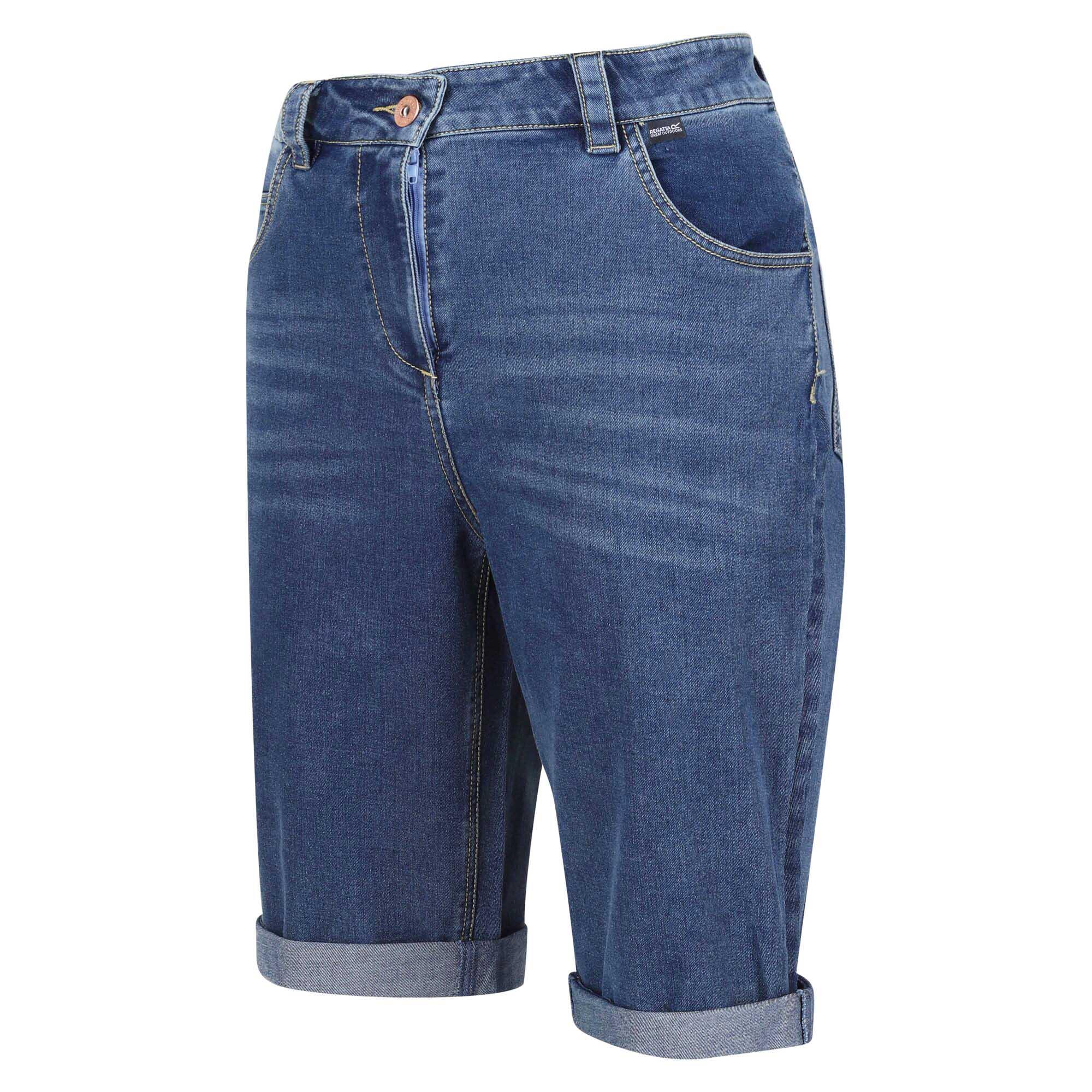 Regatta Womens Erdre Shorts Cotton Chinos Stretch with Pockets - Picture 12 of 13