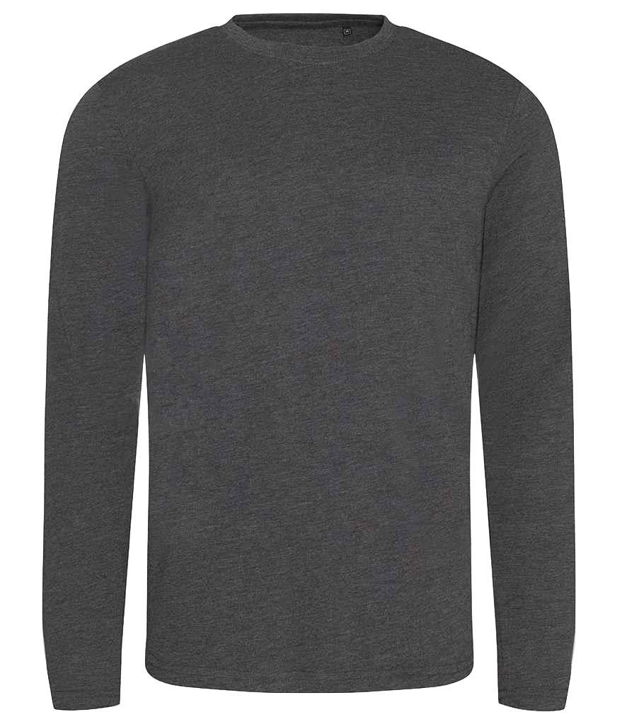 Camiseta Just Ts Para Hombres Unisex Tri-Mezcla Manga Larga Cuello Redondo - Imagen 3 de 6
