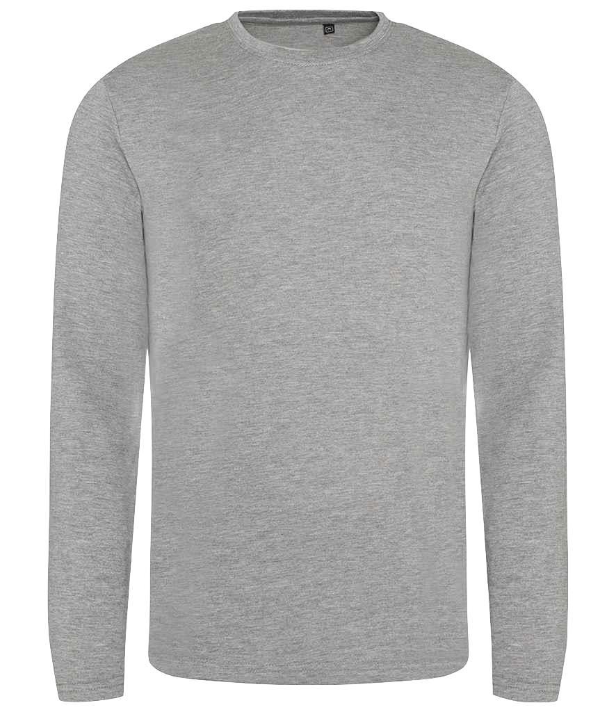 Camiseta Just Ts Para Hombres Unisex Tri-Mezcla Manga Larga Cuello Redondo - Imagen 4 de 6