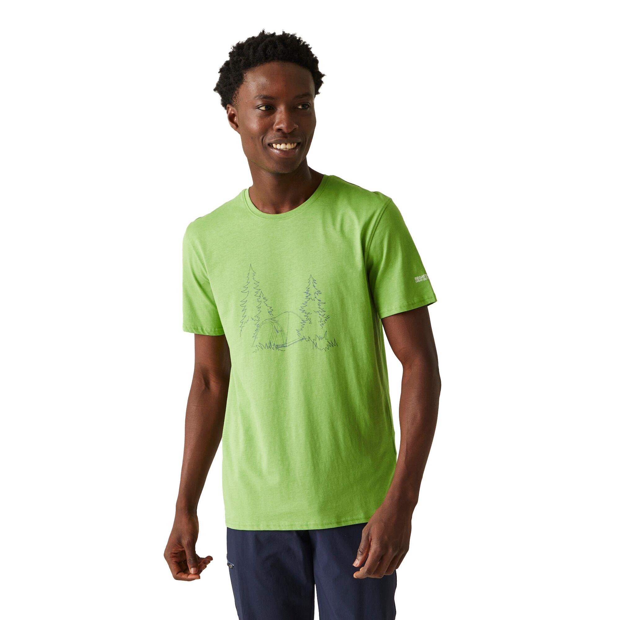 Regatta Mens Breezed IV T Shirt Cotton Super Soft Short Sleeved Top - Picture 13 of 50