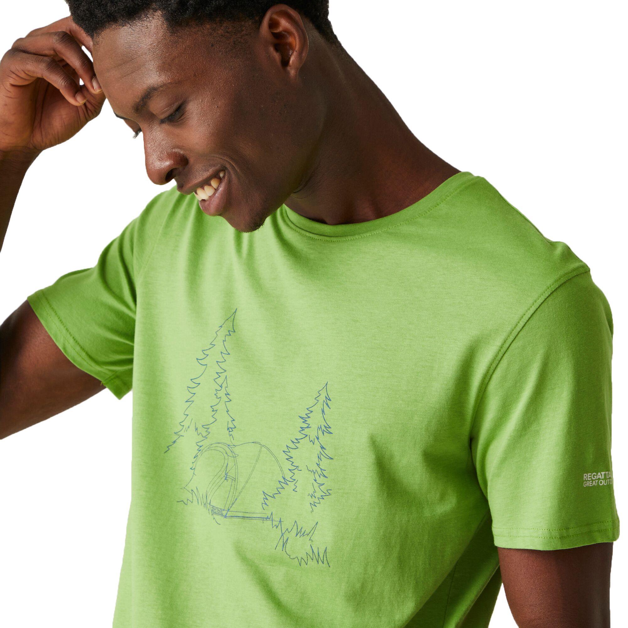Regatta Mens Breezed IV T Shirt Cotton Super Soft Short Sleeved Top - Picture 16 of 50